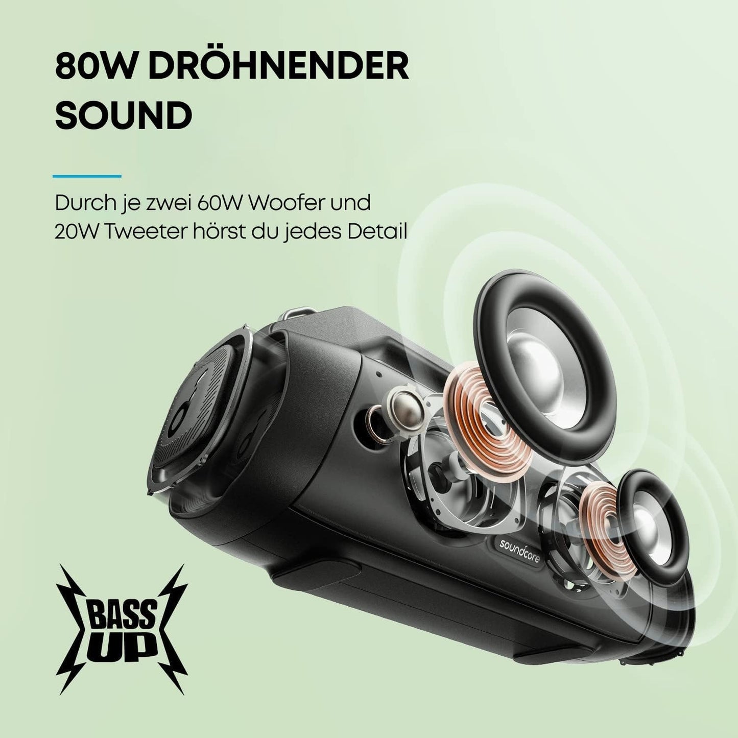 Wasserdichter Lautsprecher Motion Boom Plus