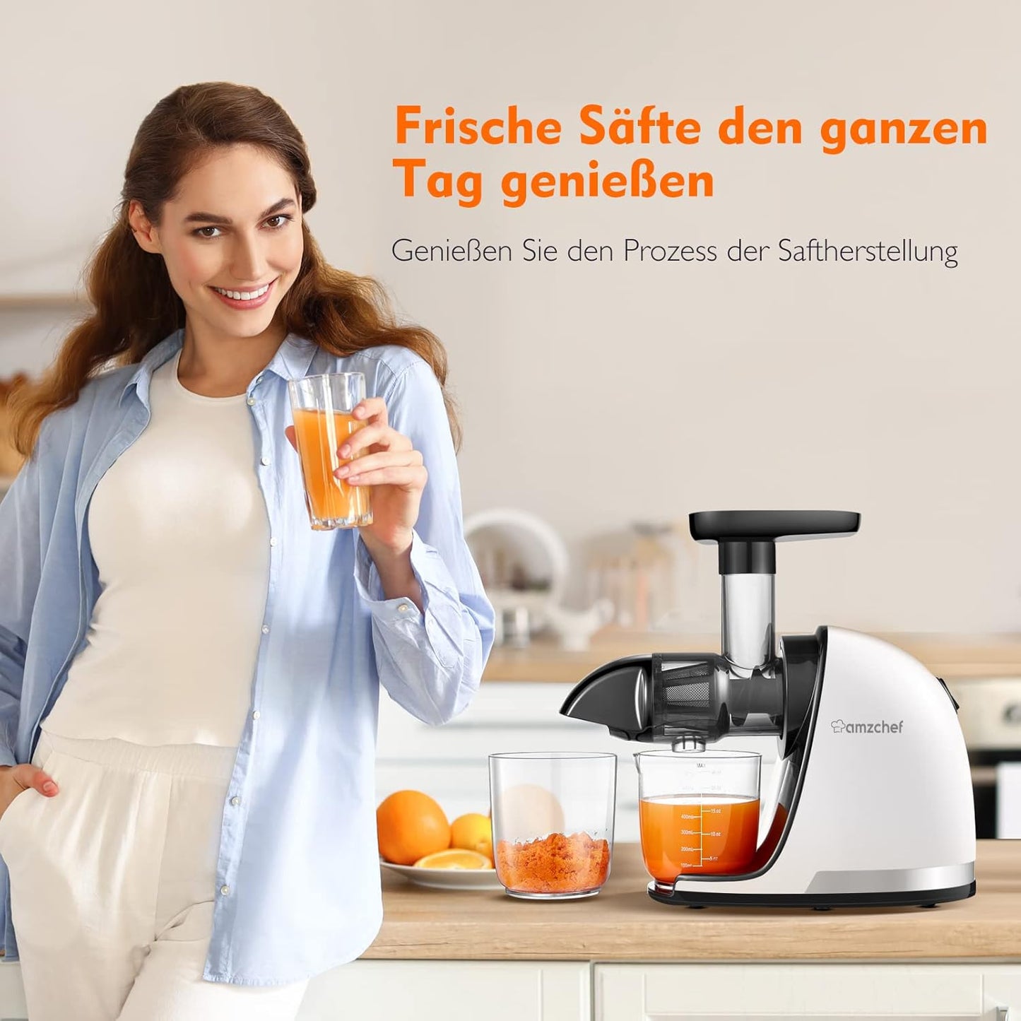 Slow Juicer, Rein-weiss