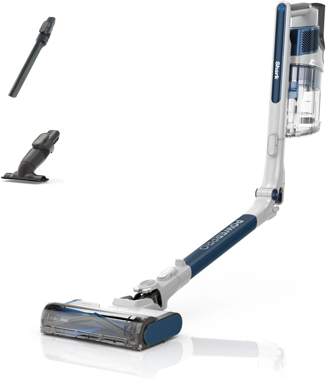 PowerPro Akku-Staubsauger mit Knickgelenk, Marineblau Metallic