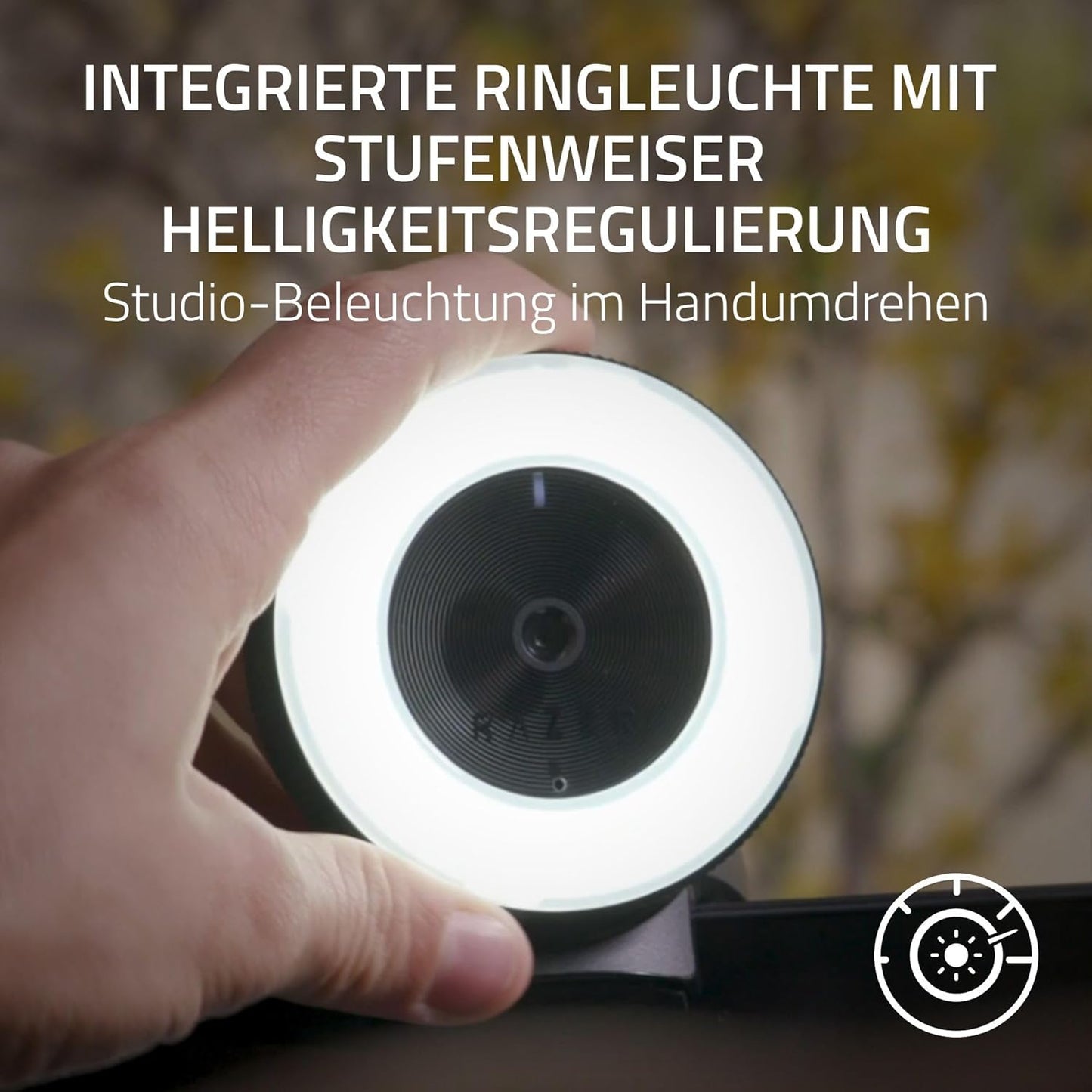 Streaming-Kamera mit Ring-Beleuchtung Kiyo, Kiyo