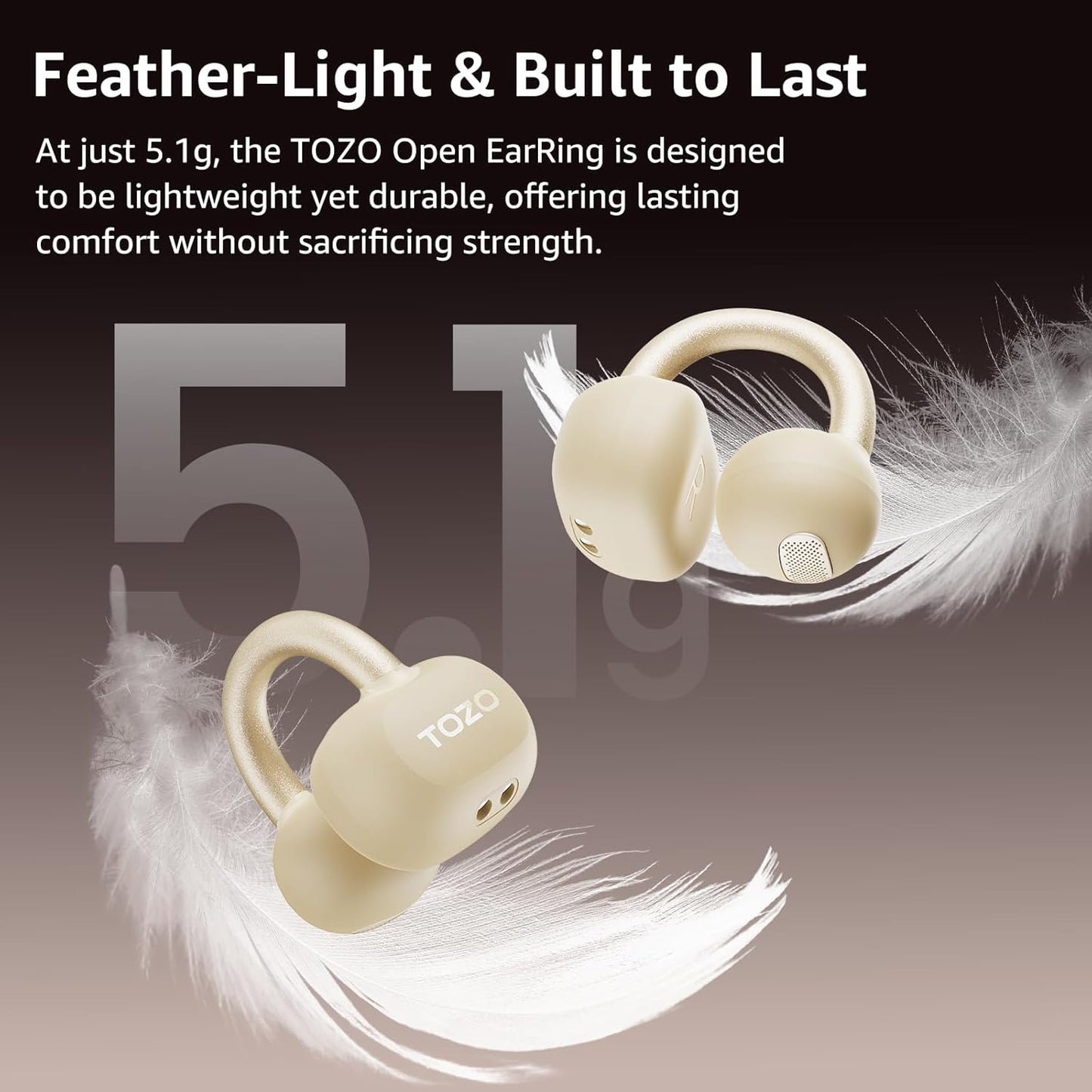OpenEarRing Bluetooth-Kopfhörer, Khaki