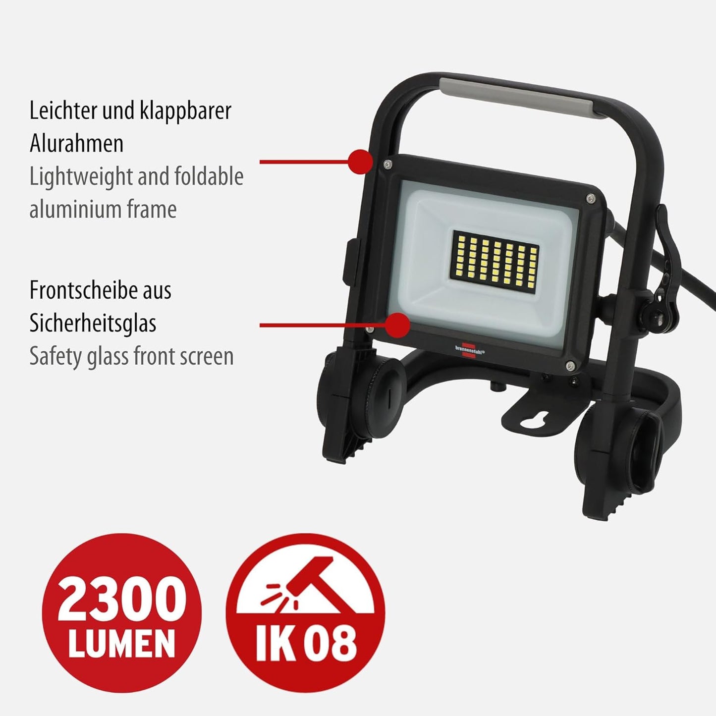 LED Baustrahler Jaro 3060 M, ohne Schaltstufen 2300lm (20W)