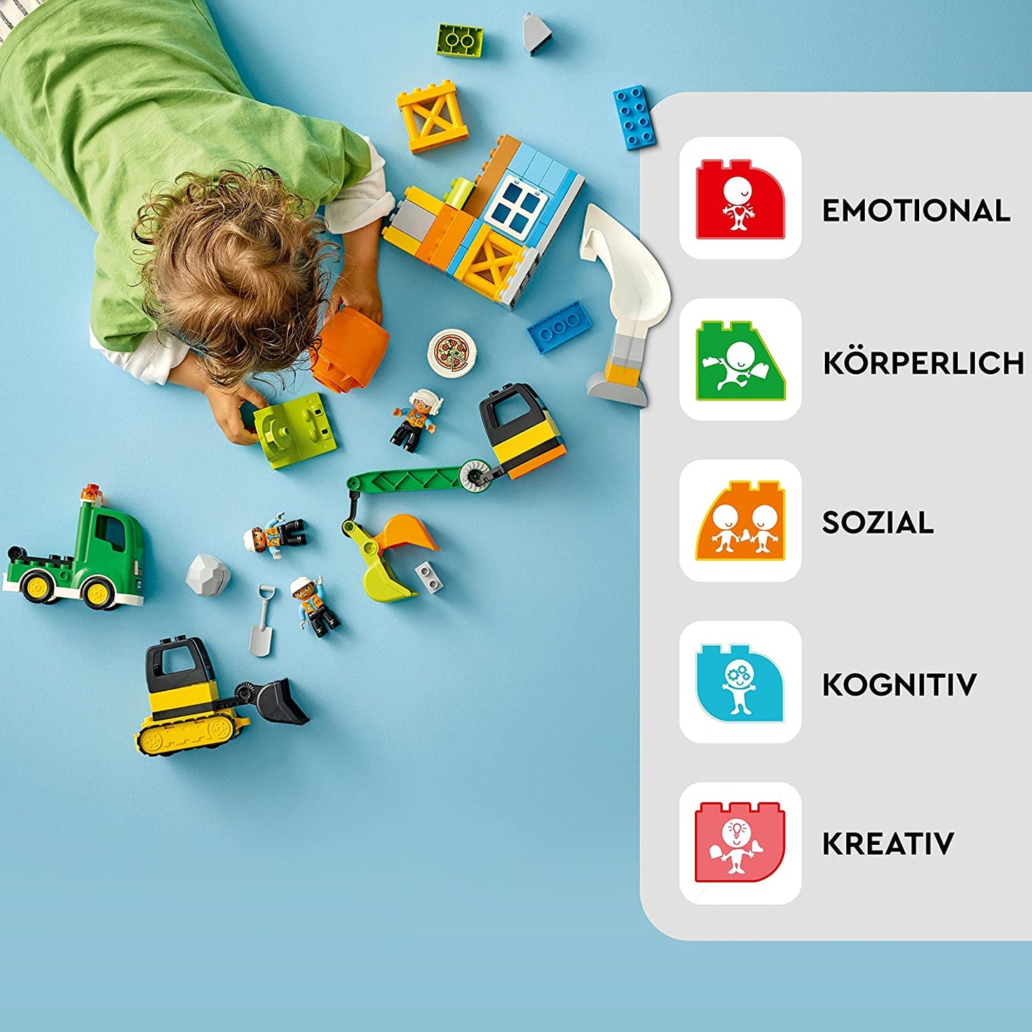 10990 DUPLO Baustelle mit Baufahrzeugen, Konstruktionsspielzeug, Single