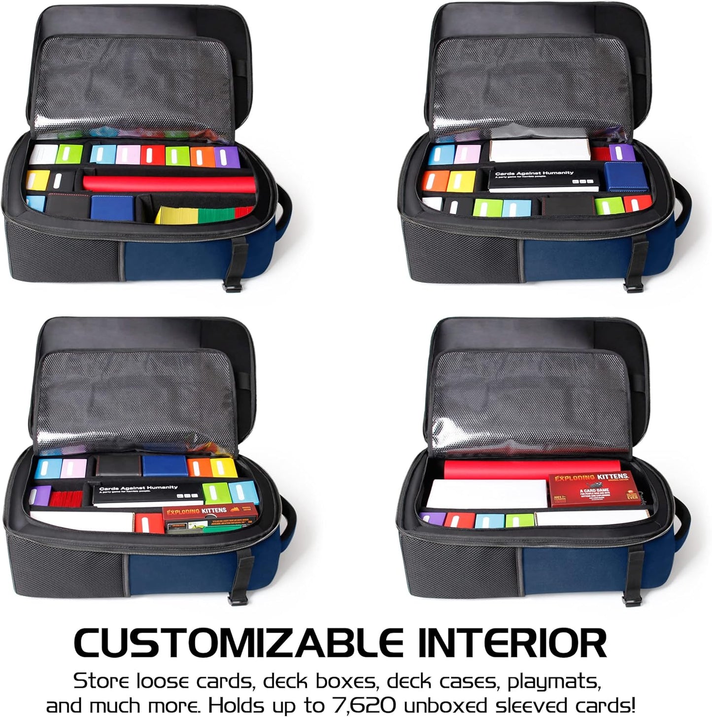 Tabletop Collector's Edition Card Storage Backpack, Drachen Blau