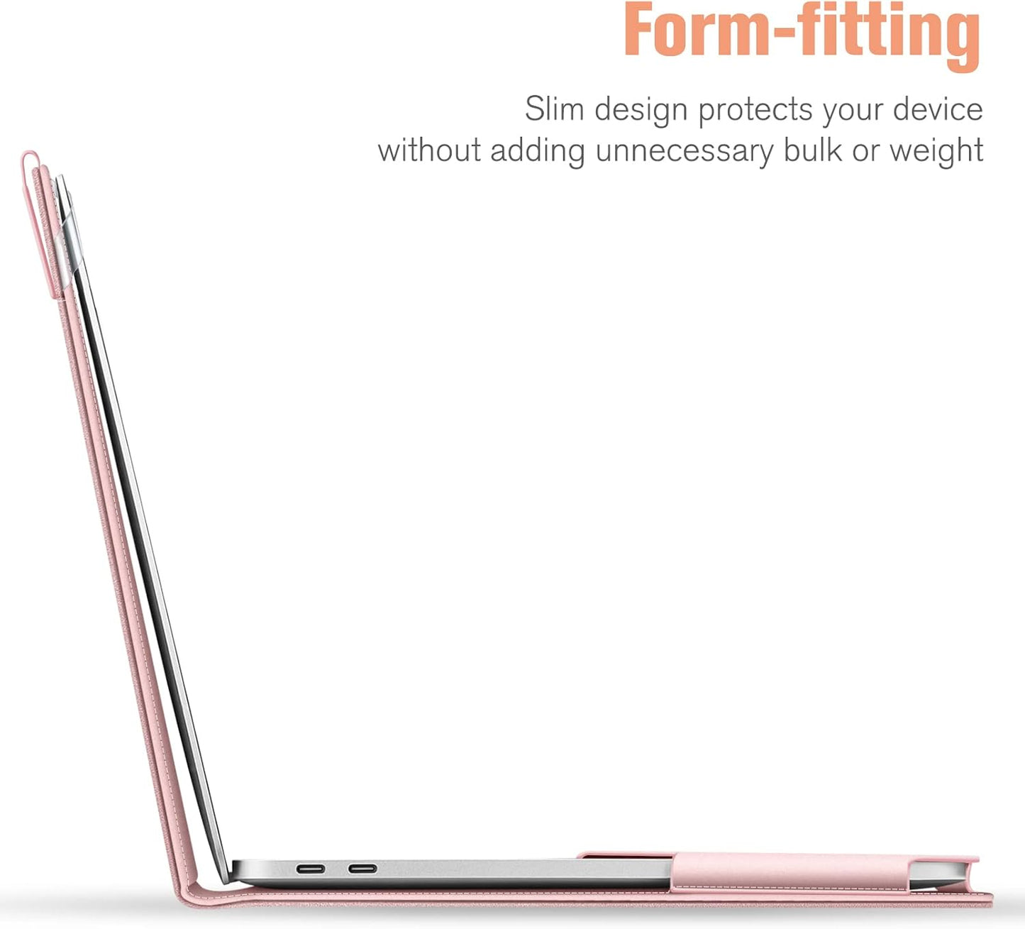 Laptop-Schutzhülle mit Dokumentschlitzen, *Roségold