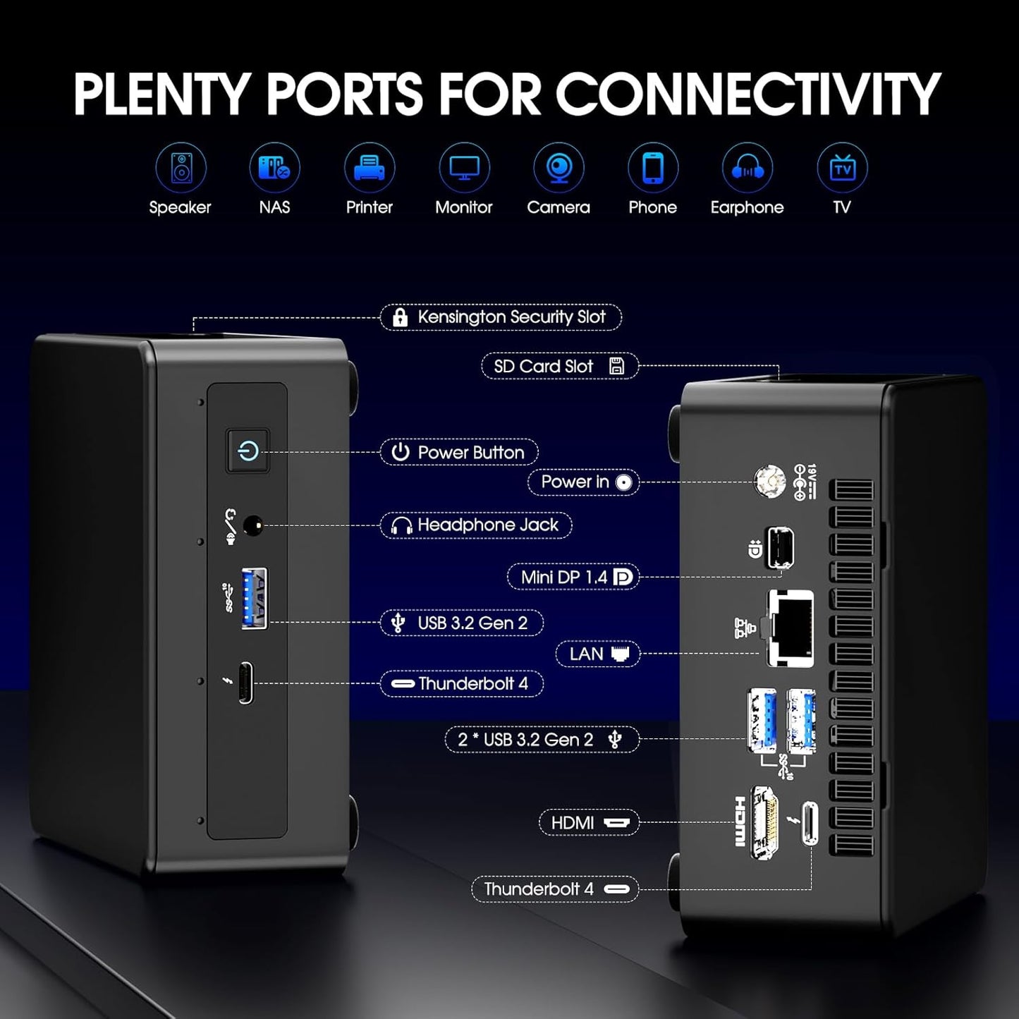 Intel NUC 11 Panther Canyon Mini-PC, NUC11PAHi7 32+1T
