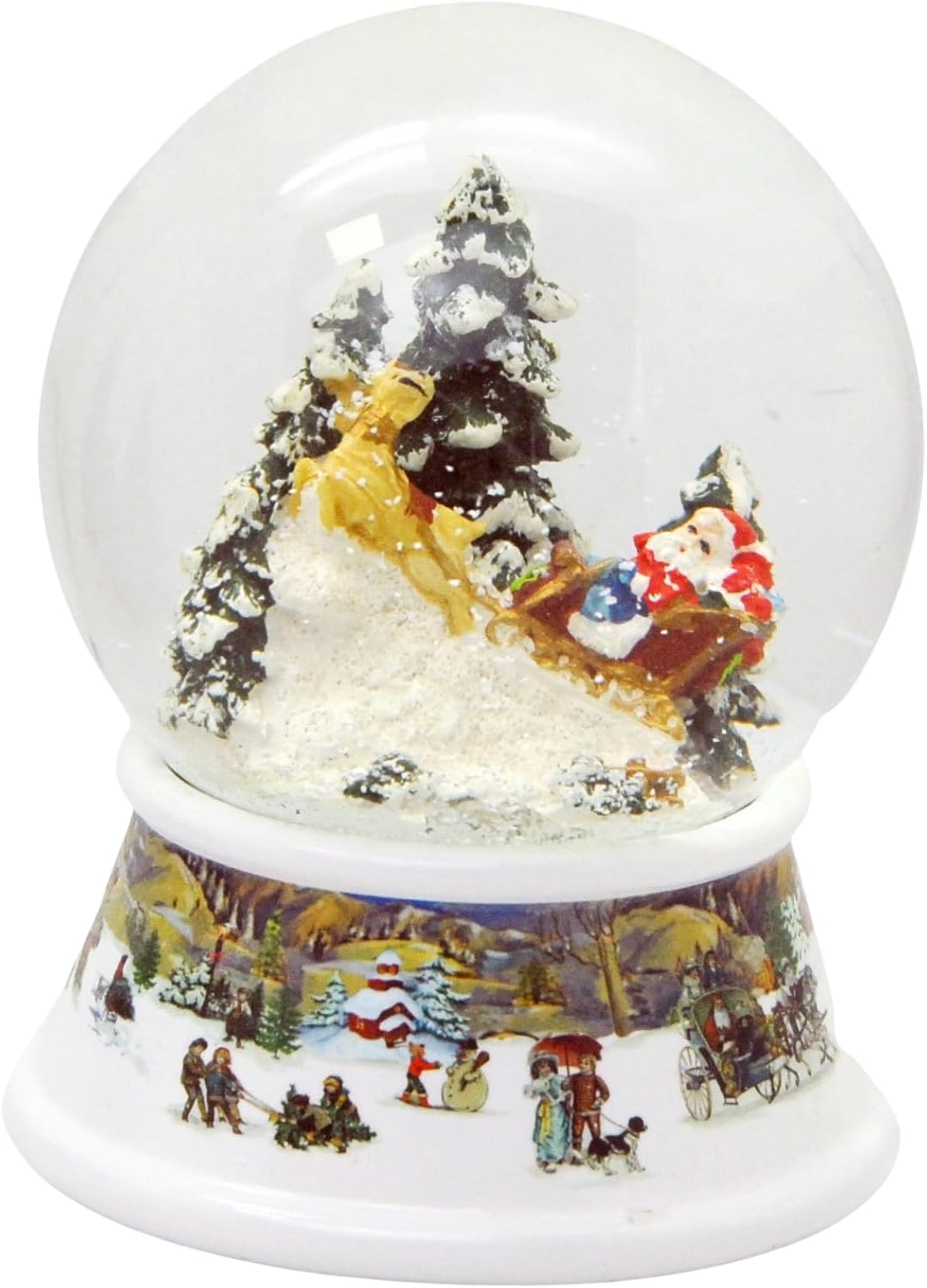 Schneekugel mit Spieluhr