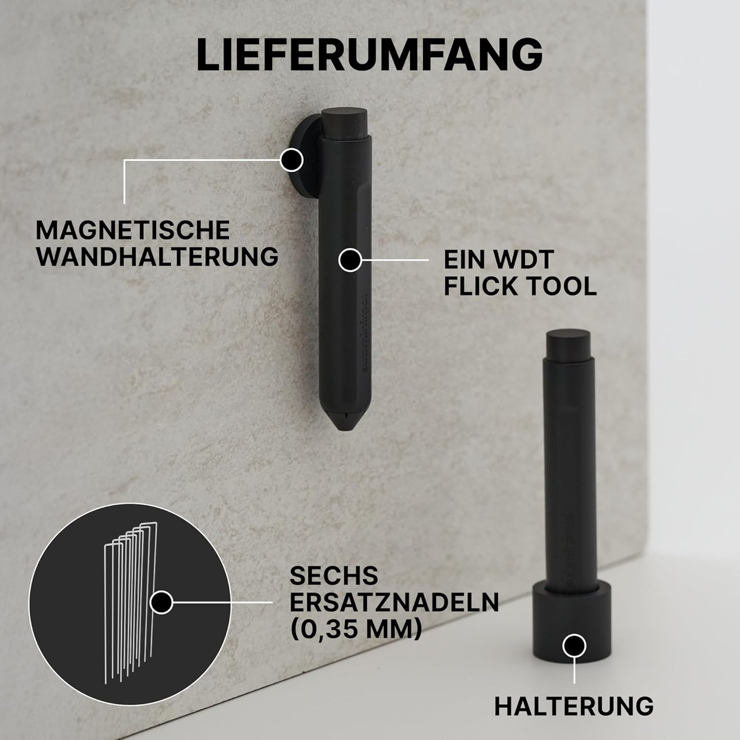 Espresso-Verteilungswerkzeug mit einziehbaren Nadeln