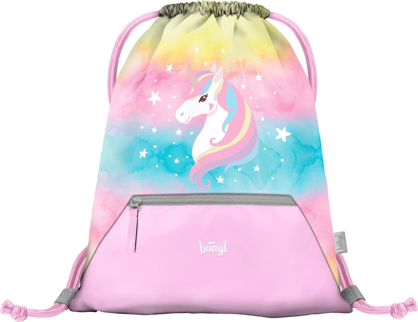 Schulranzen-Set, Regenbogen Einhorn