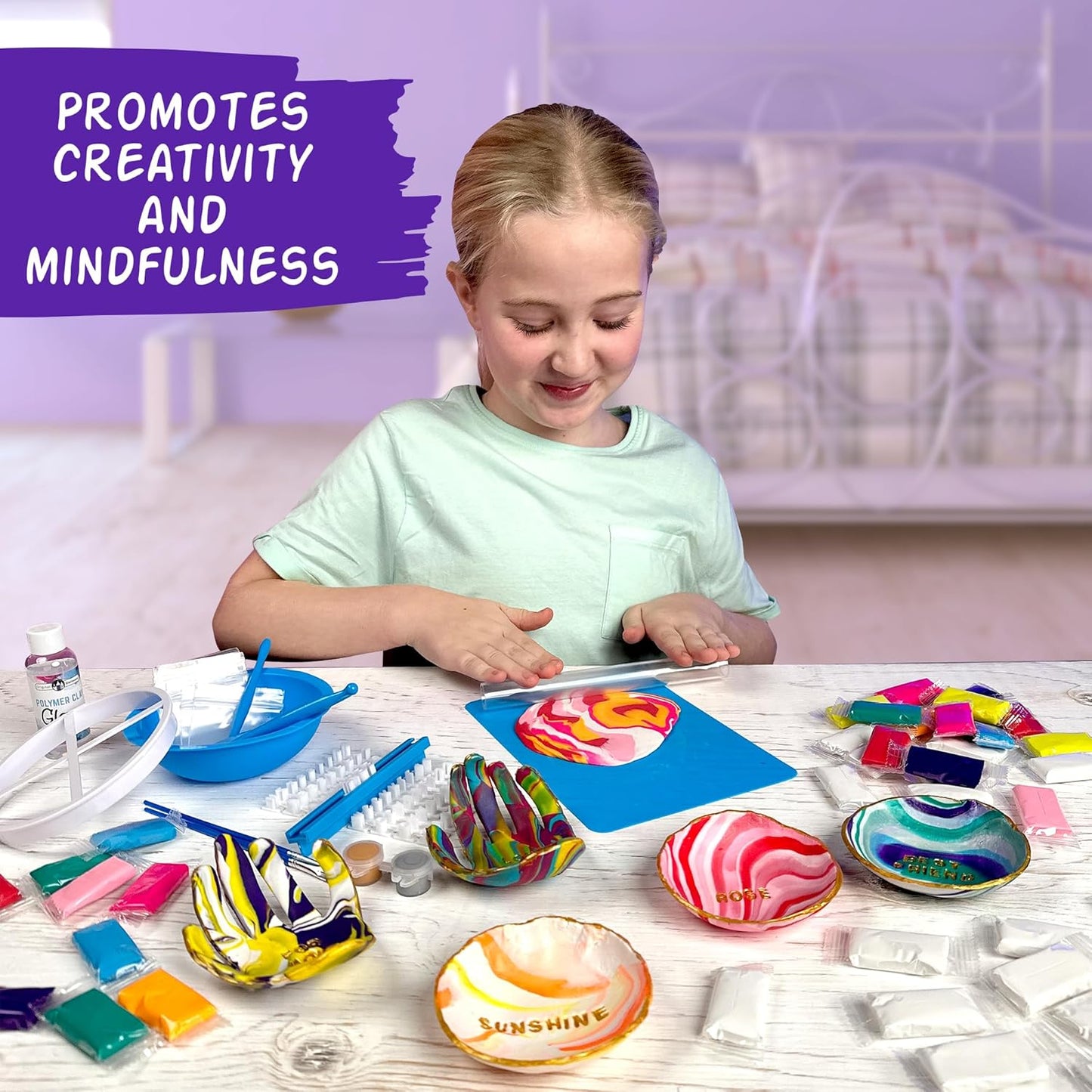 DIY Schmuckschalen-Bastelset für Kinder