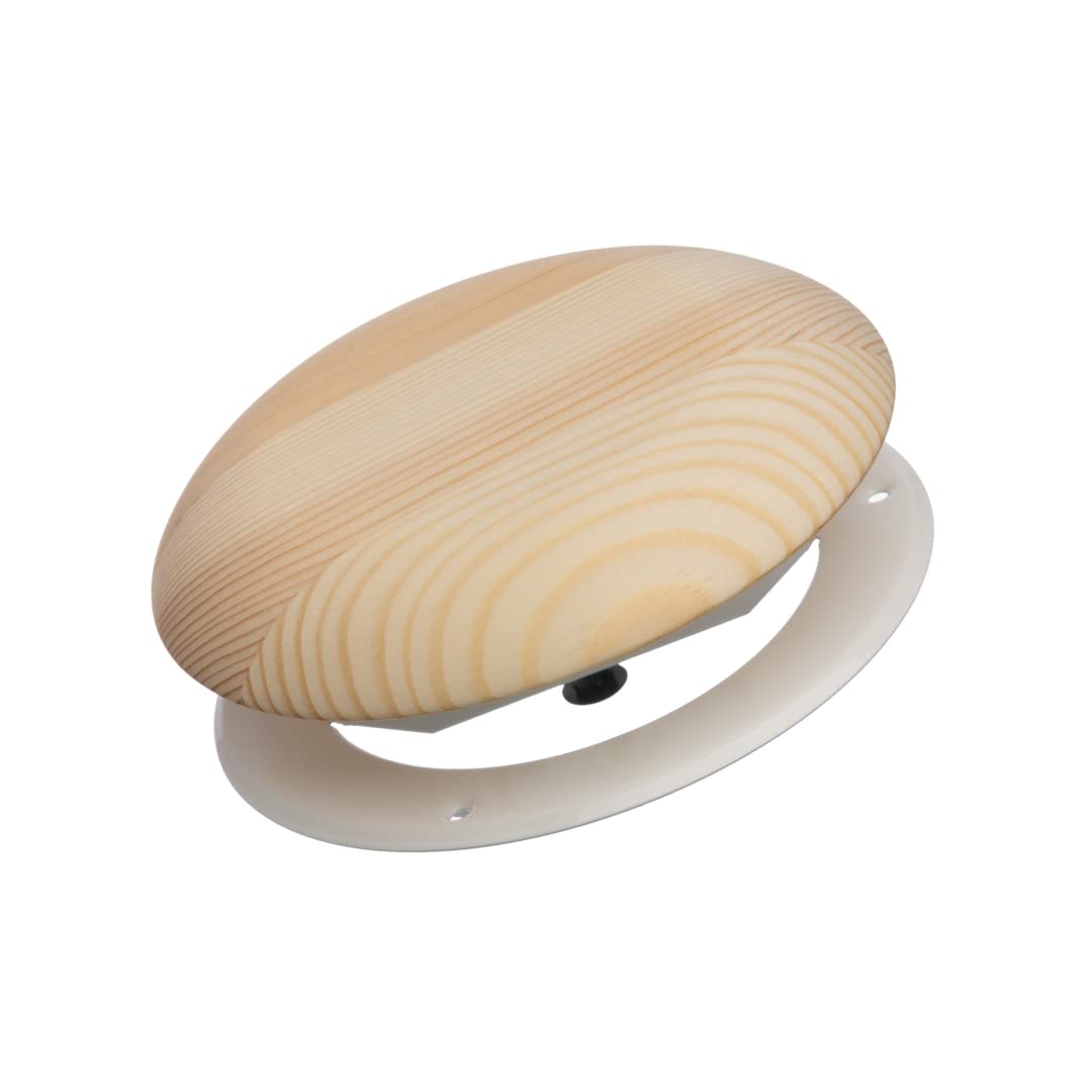 Tellerventil KD100 für Sauna, Ø 100mm Holz