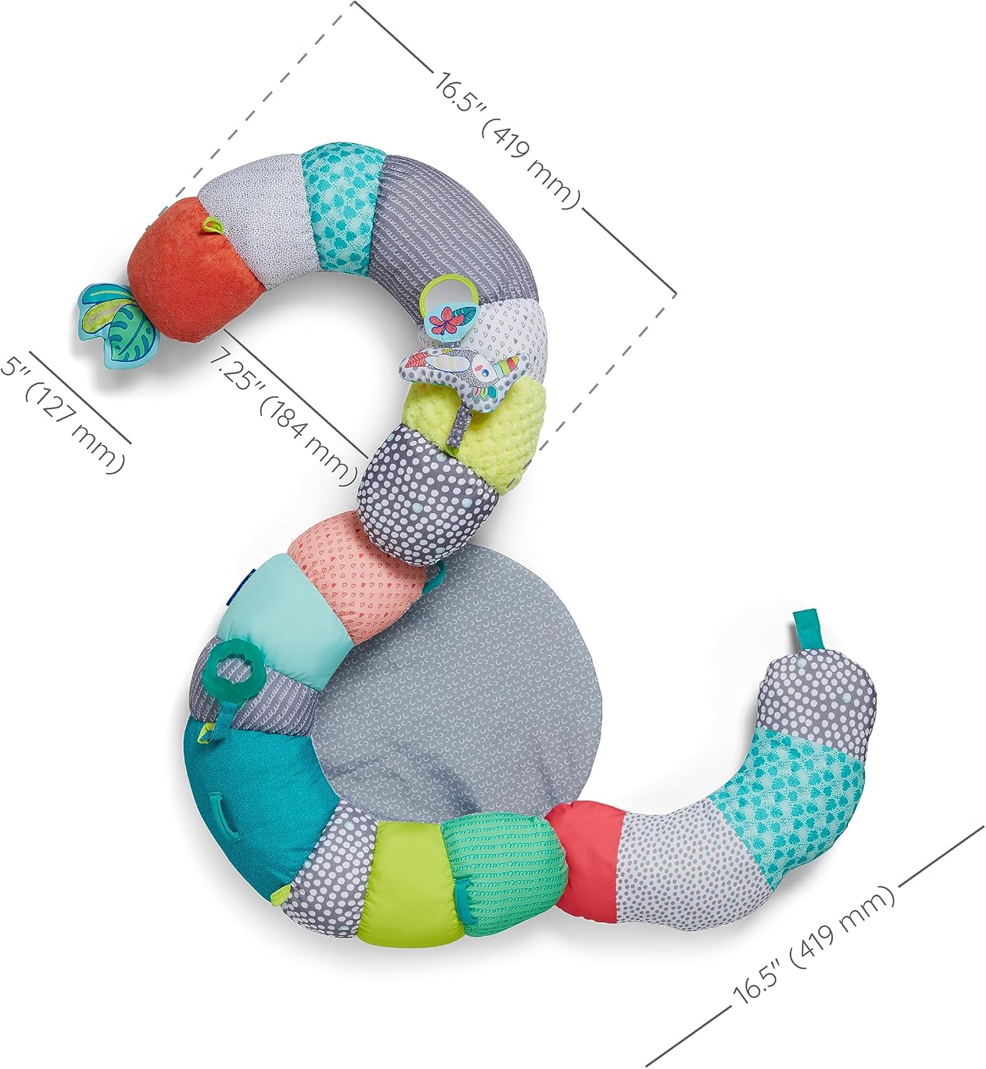 2-in-1 Tummy Time und Stützkissen für Babys, Toucan