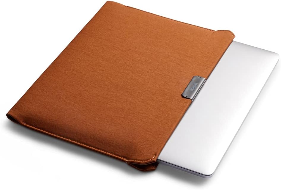 Laptop Sleeve mit Magnetverschluss, Bronze