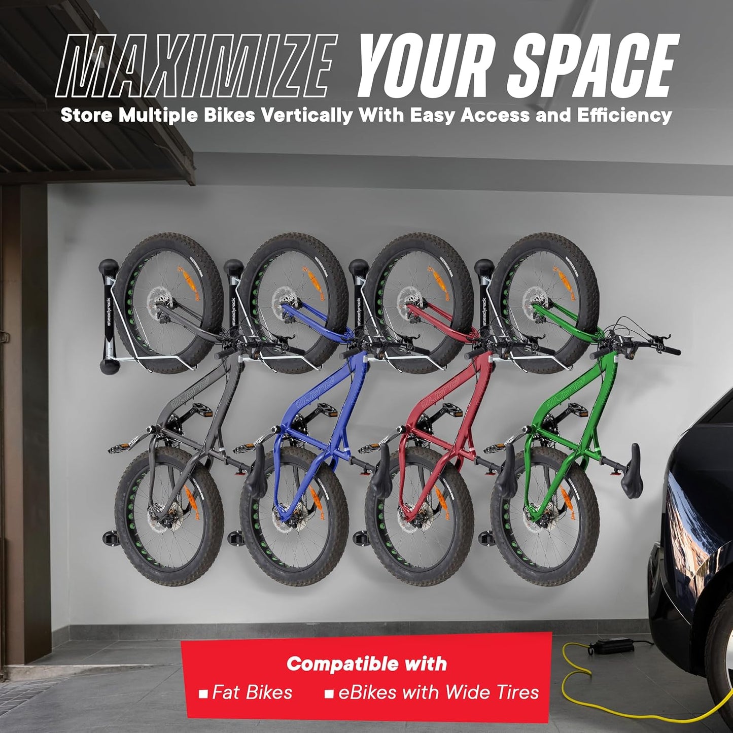 Fat Rack - Velo Wandhalterung, Fat Rack - Verchromt