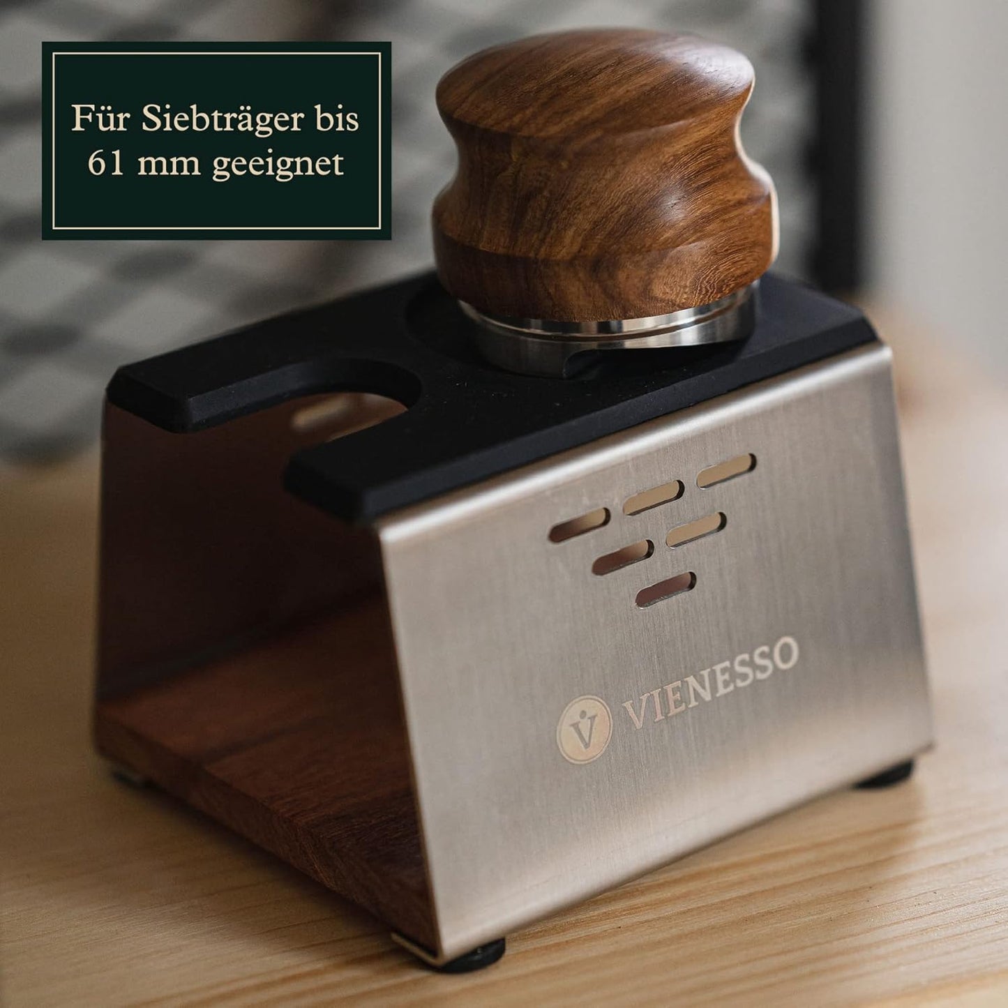 Rutschfeste Tamperstation