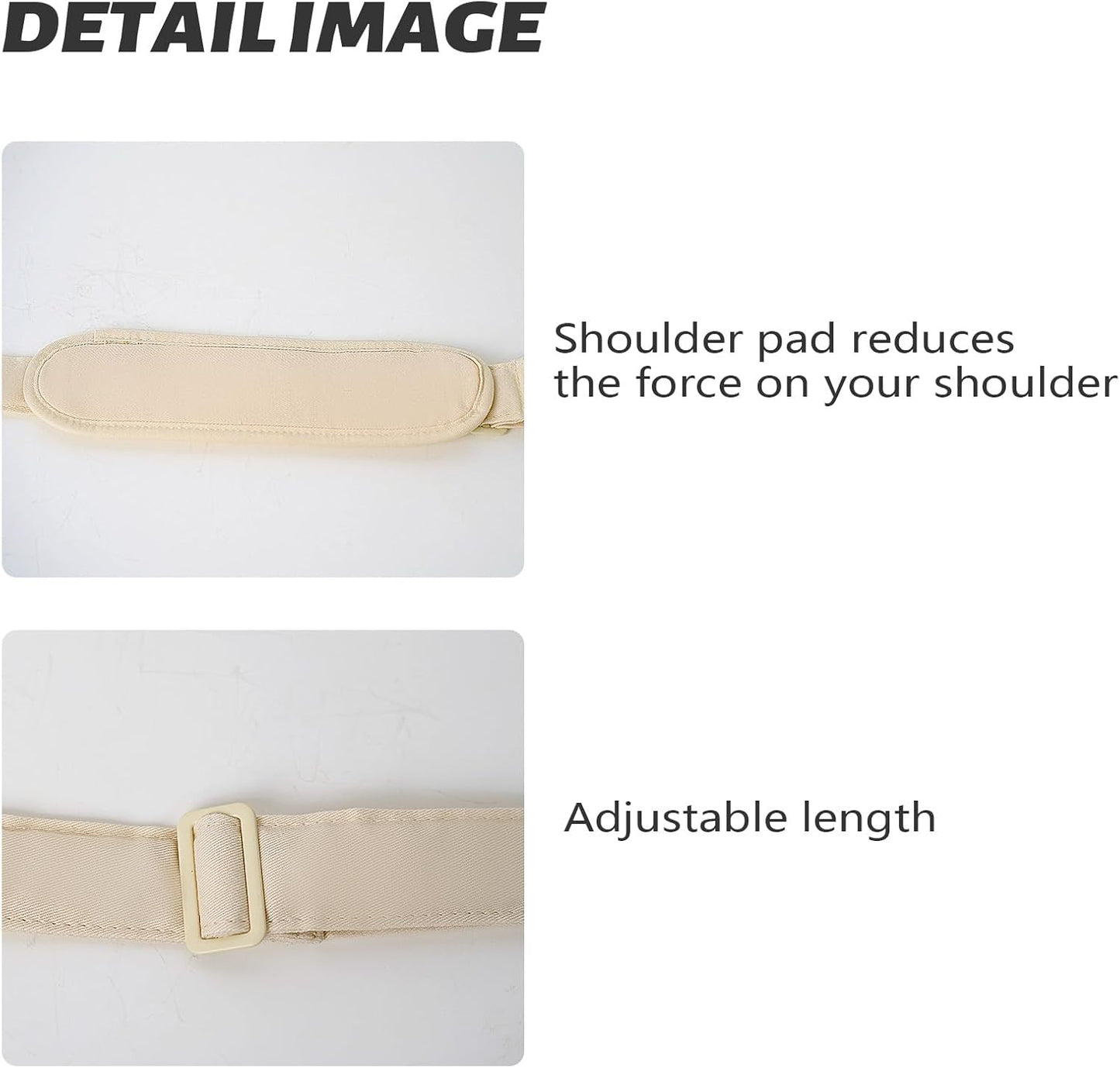 Schultergurte für Haustiertransporter, Beige