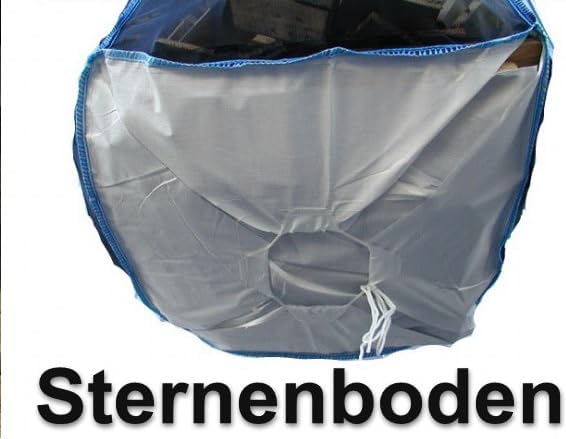 Holz Big Bag, 100 x 100 x 160 cm mit Deckel 2