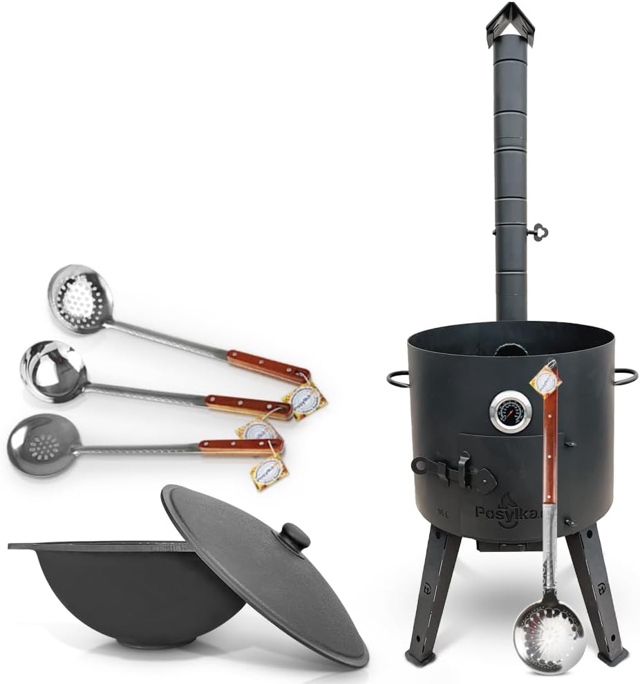 Utschak mit Kazan und Thermometer, Set 5