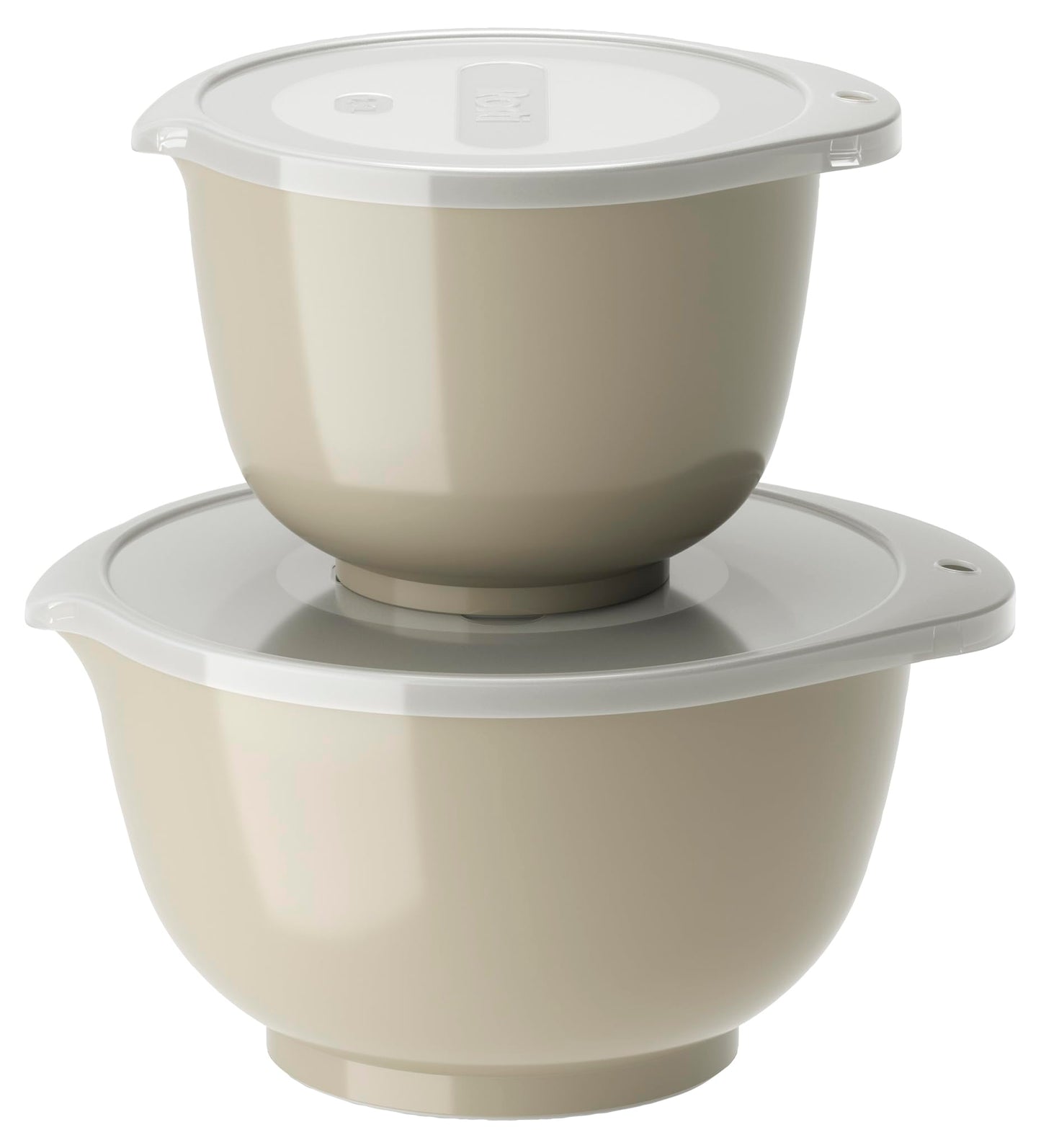 4-teiliges Margrethe Rührschüssel-Set, One Size Humus