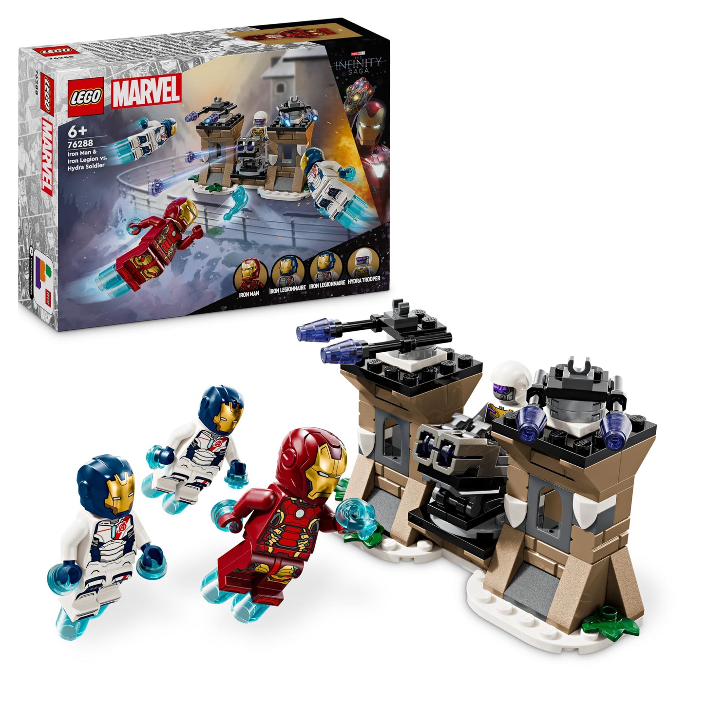 Iron Man & Iron Legion vs. Hydra-Soldat