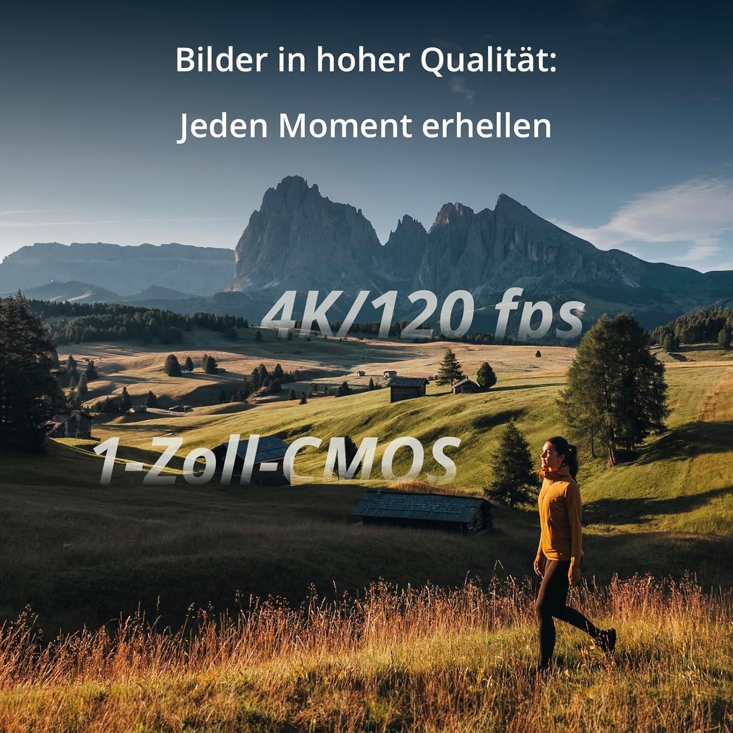 Osmo Pocket 3 Kreativ Combo mit Rucksackclip, Rucksackhalterung Clip + Ladestecker