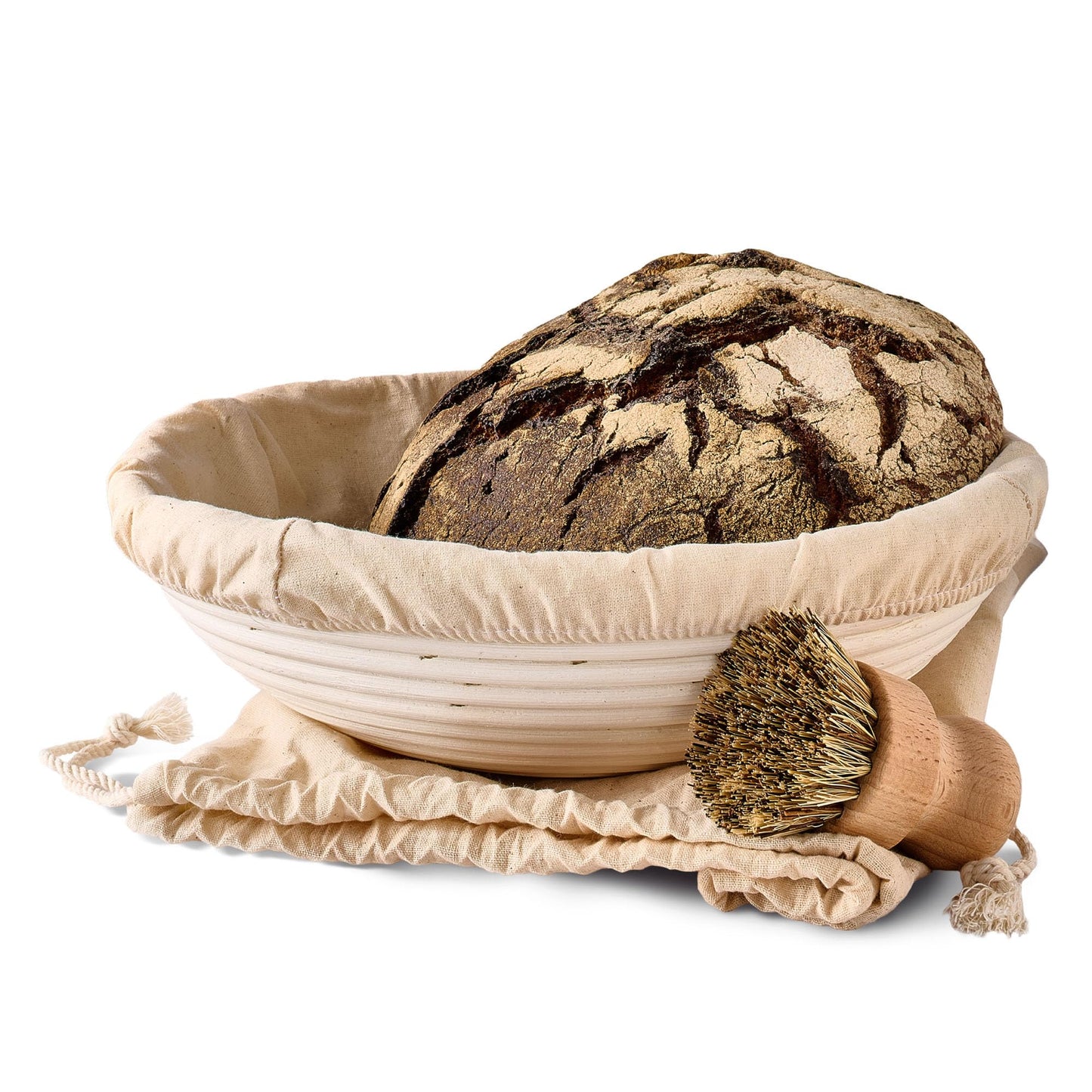 Gärkorb-Set zum Brotbacken inkl. Zubehör, 30cm