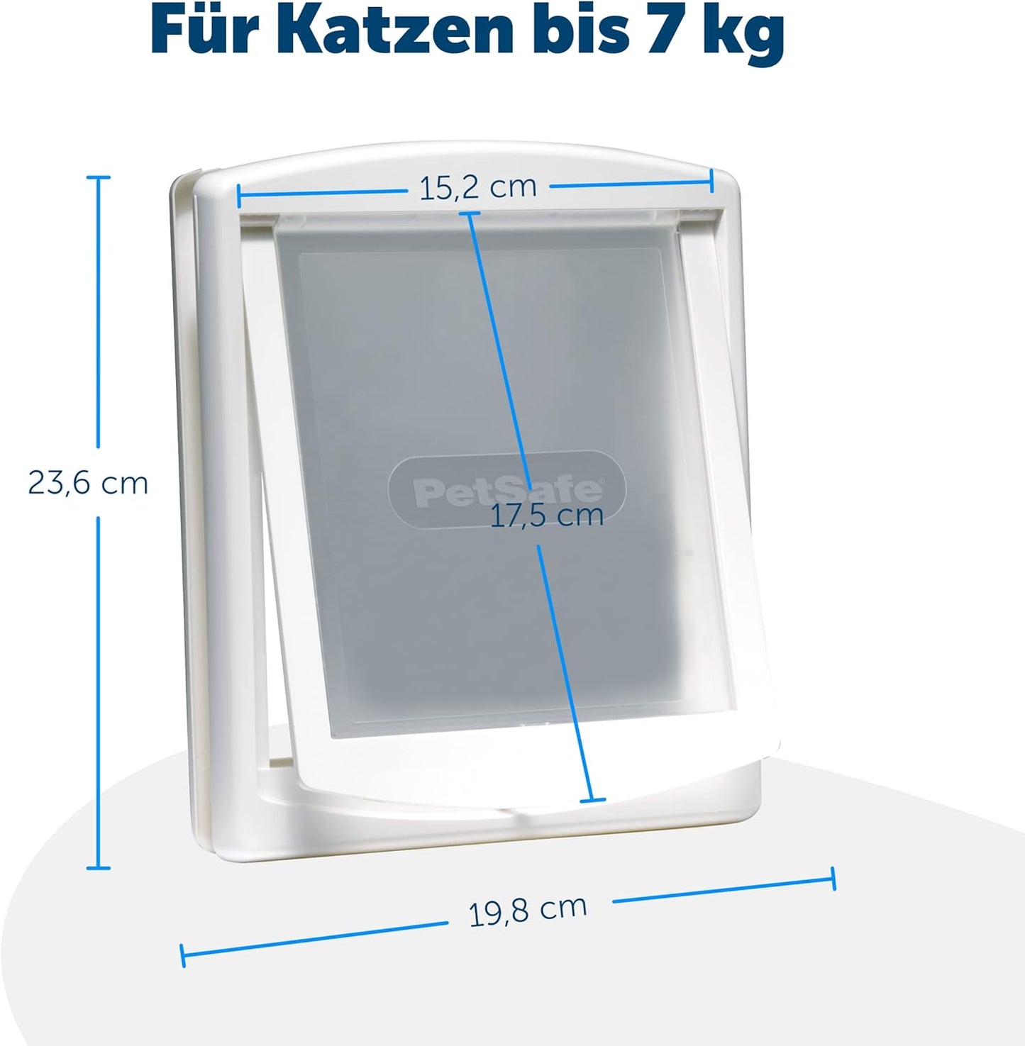 Katzentüre, Weiss S Standard-Verpackung