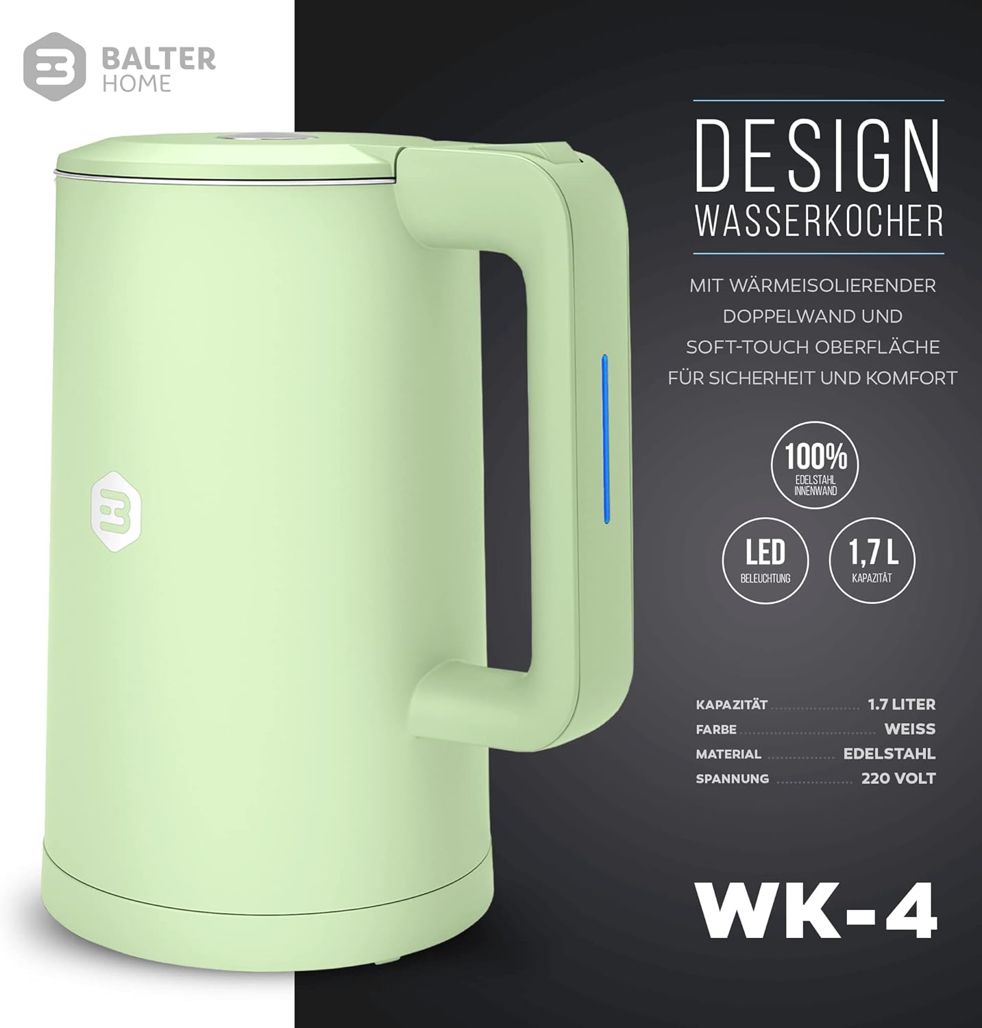 Wasserkocher WK-4, Mint