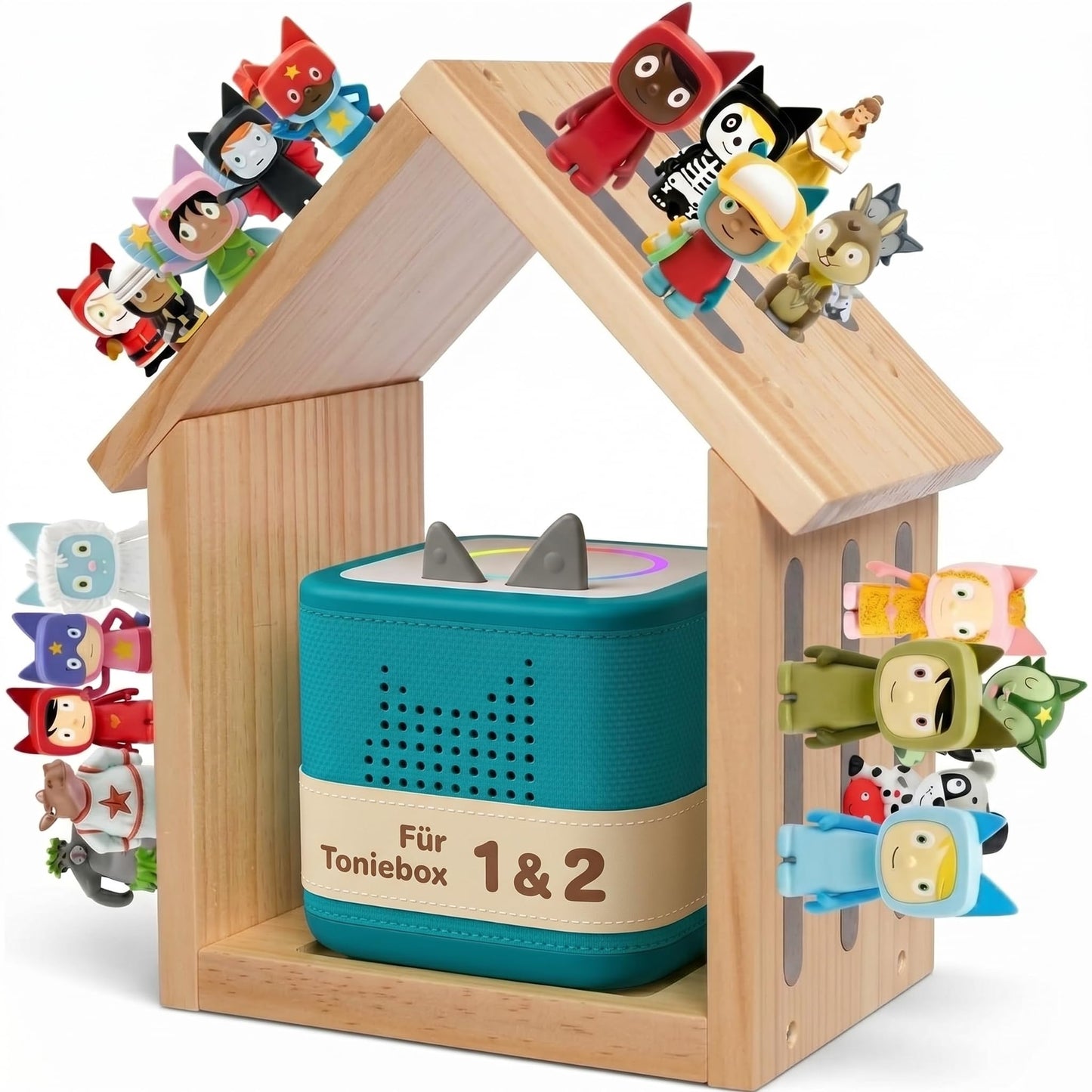 Tonie-Regal, Holz Haus