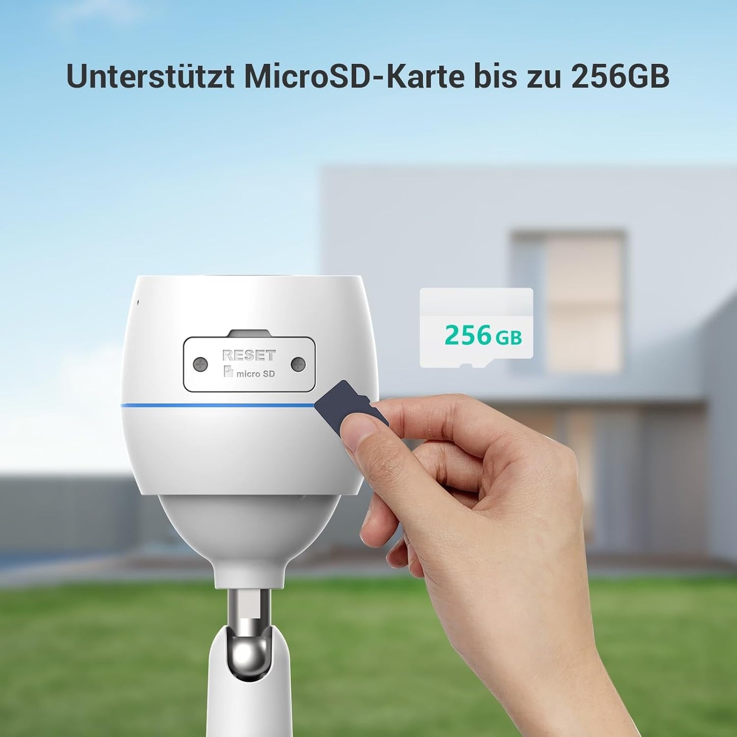 WLAN Überwachungskamera mit Nachtsicht, 2mp mit Audioempfang