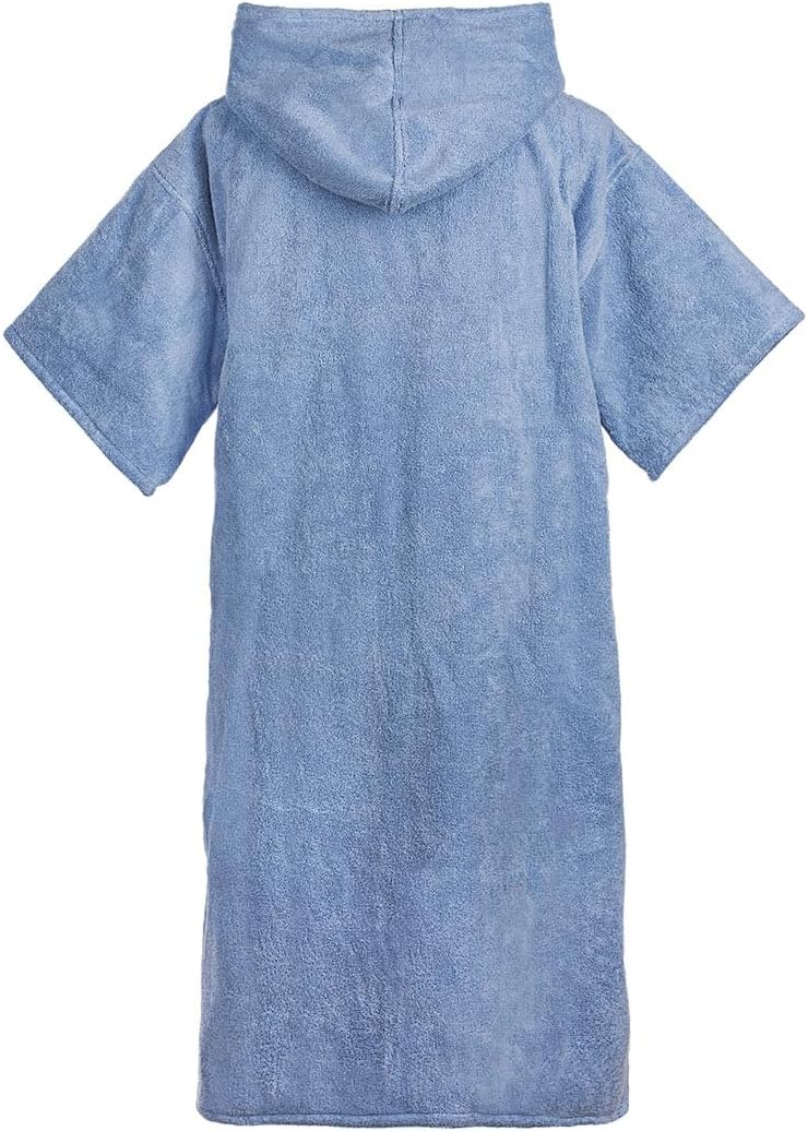 Surf Poncho mit Kapuze, S-M Light Blue