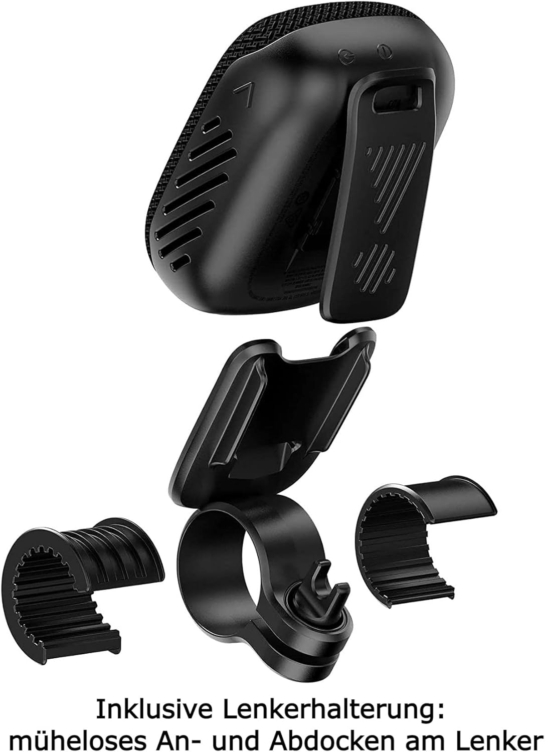 Tragbarer Bluetooth-Lautsprecher Wind 3S, Schwarz