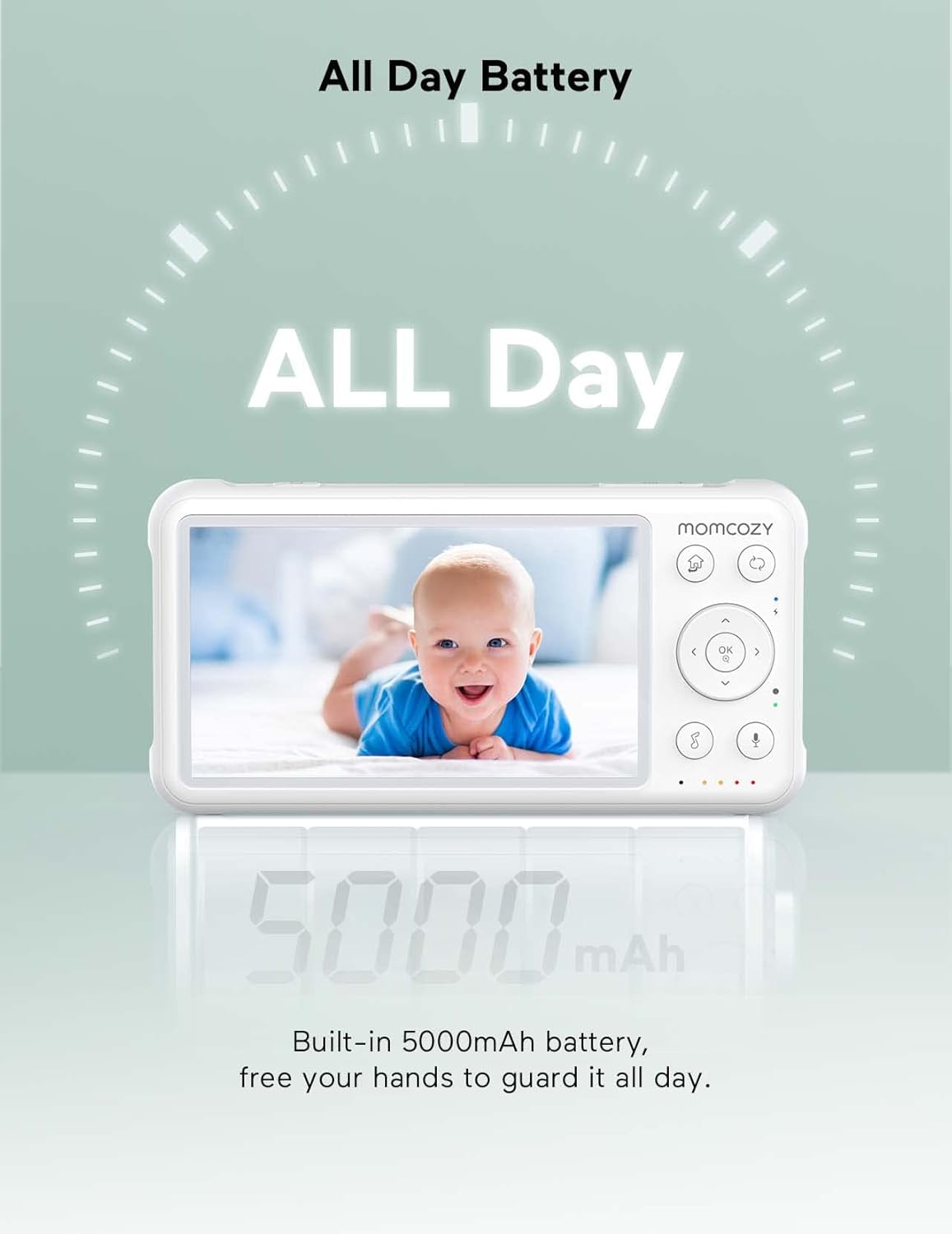 Video Babyphone mit Kamera (1+1 Kit), Display+1 Kamera