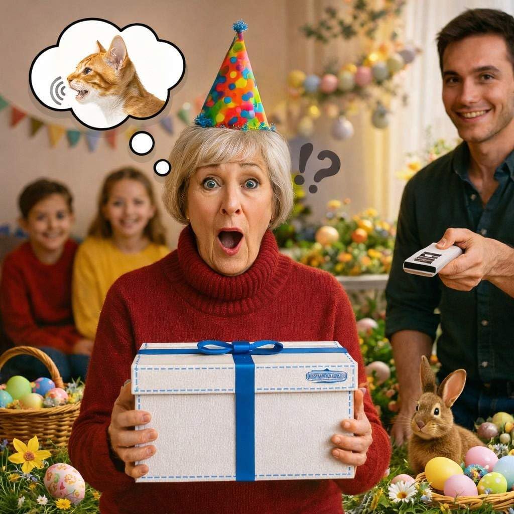 Interaktive Ostergeschenkbox mit Tiergeräuschen und Bewegungen, 96682