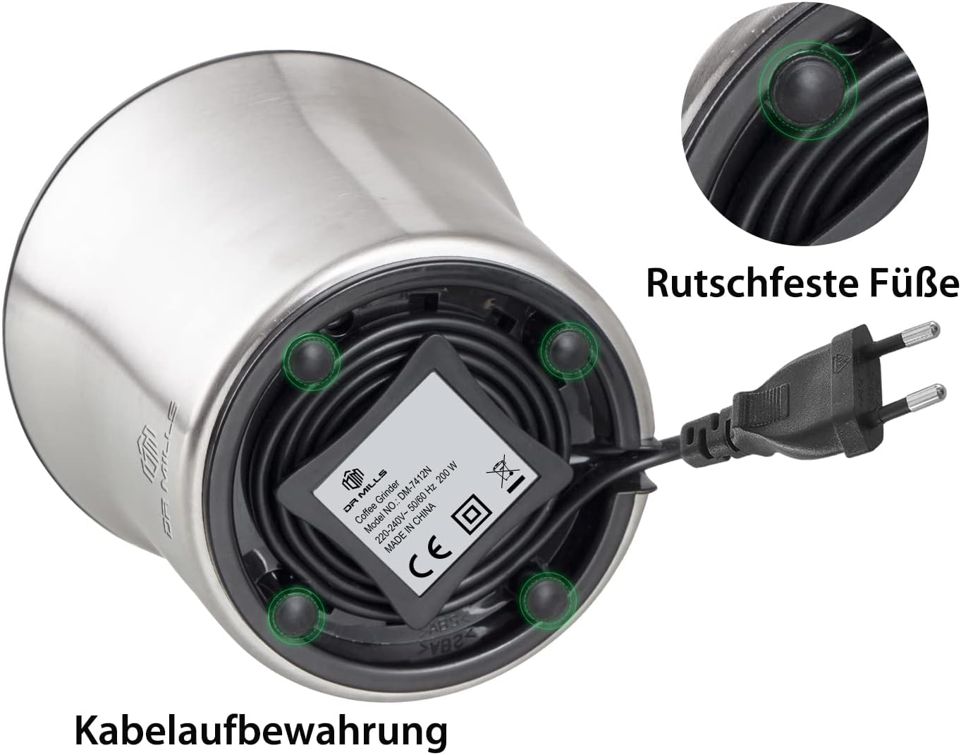 DM-7412M Kaffeemühle, DM-7412M