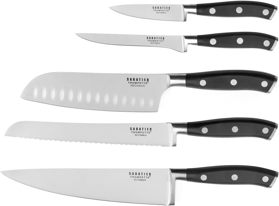 Küchenmesser-Set Vulcano, Ausbeinmesser, Set mit 5 Stück