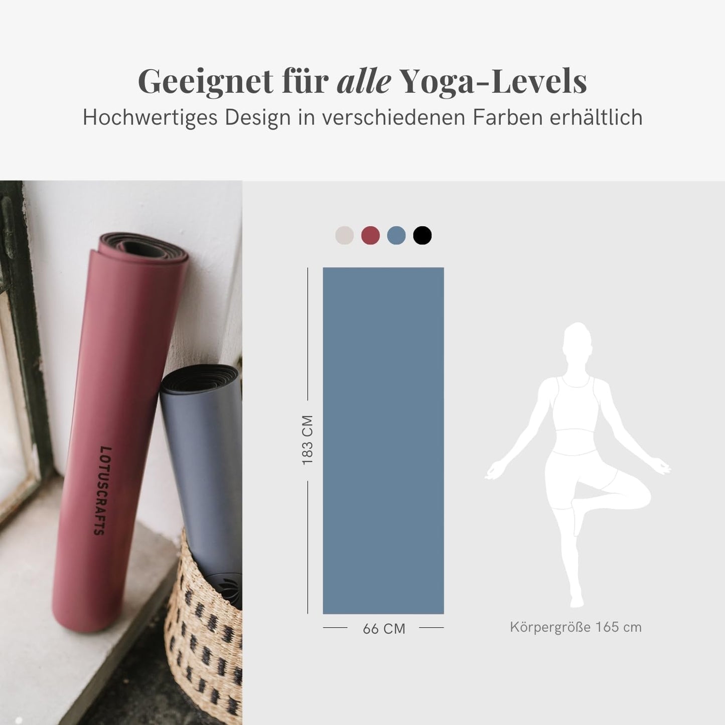 Yogamatte Pure, Indigo Dust