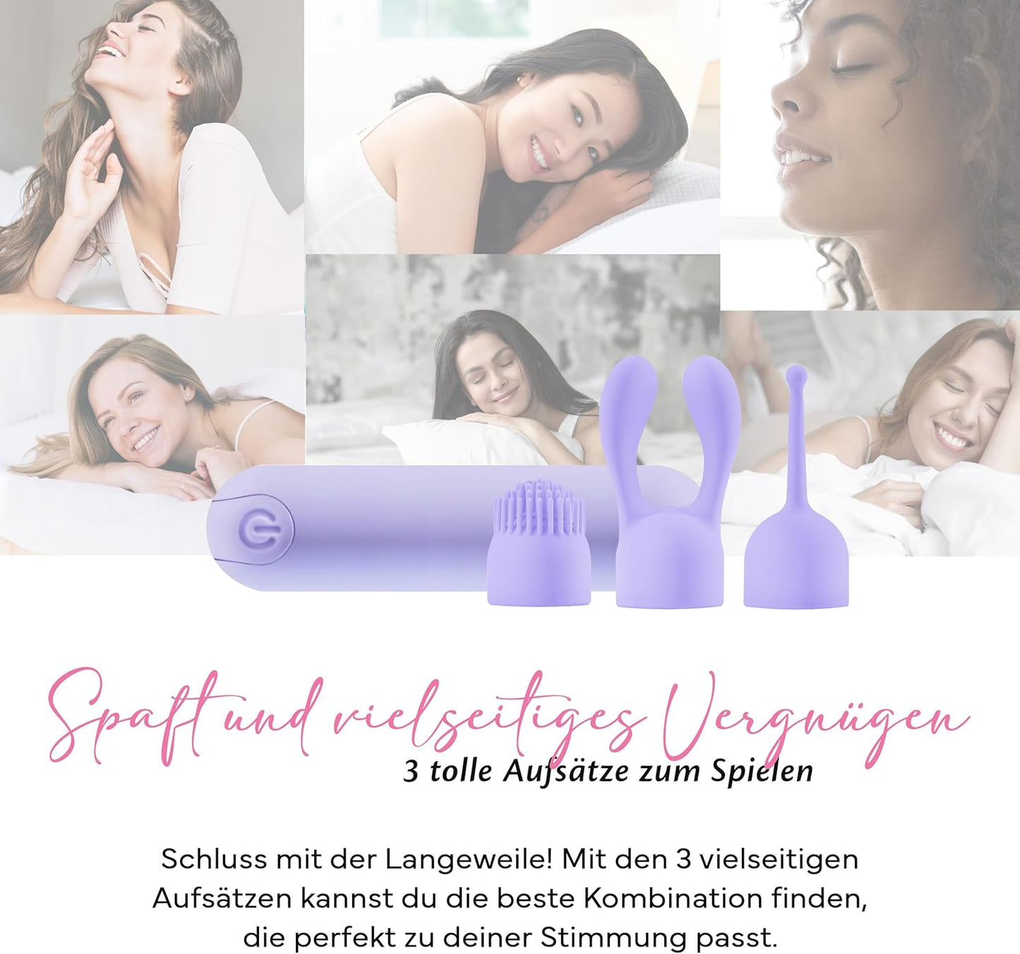 Periwinkle Purple Mini Vibrator-Set, Periwinkle Purple