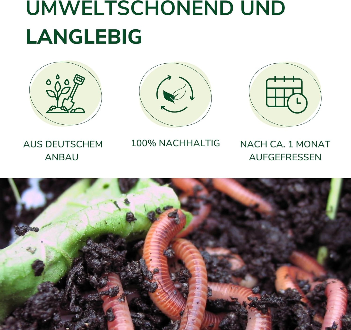 Hanfmatte für Wurmkomposter, 15 Stück