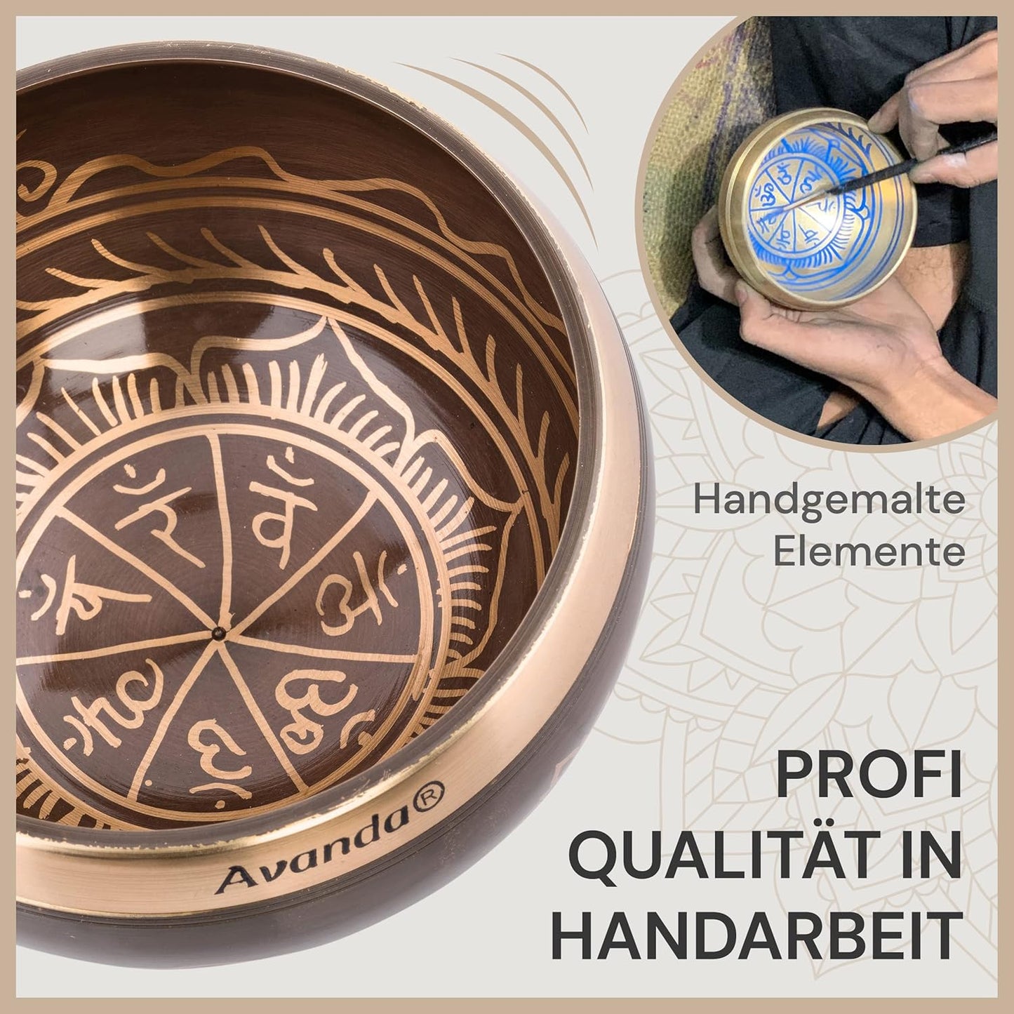 Klangschalen-Set für Meditation und Entspannung