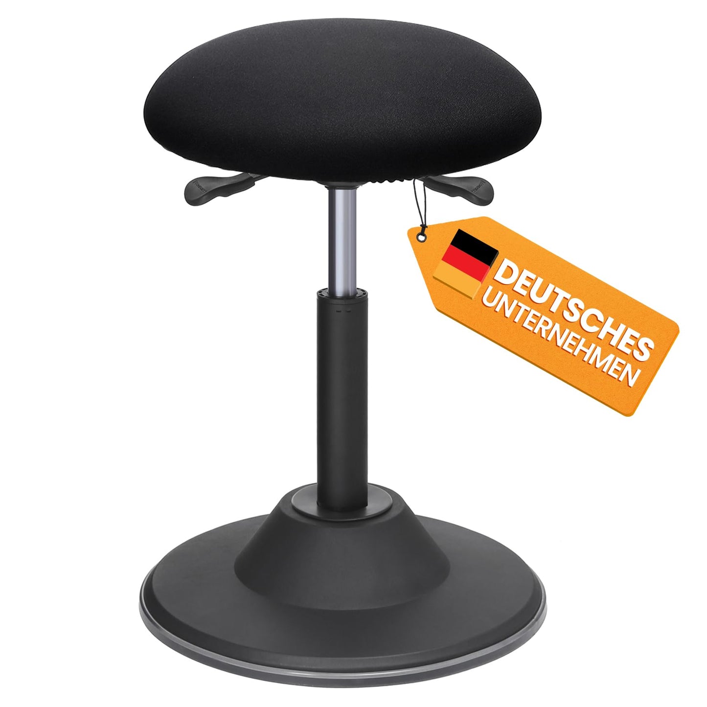 Ergonomischer Höhenverstellbarer Arbeitshocker, Mit rutschfester Basis