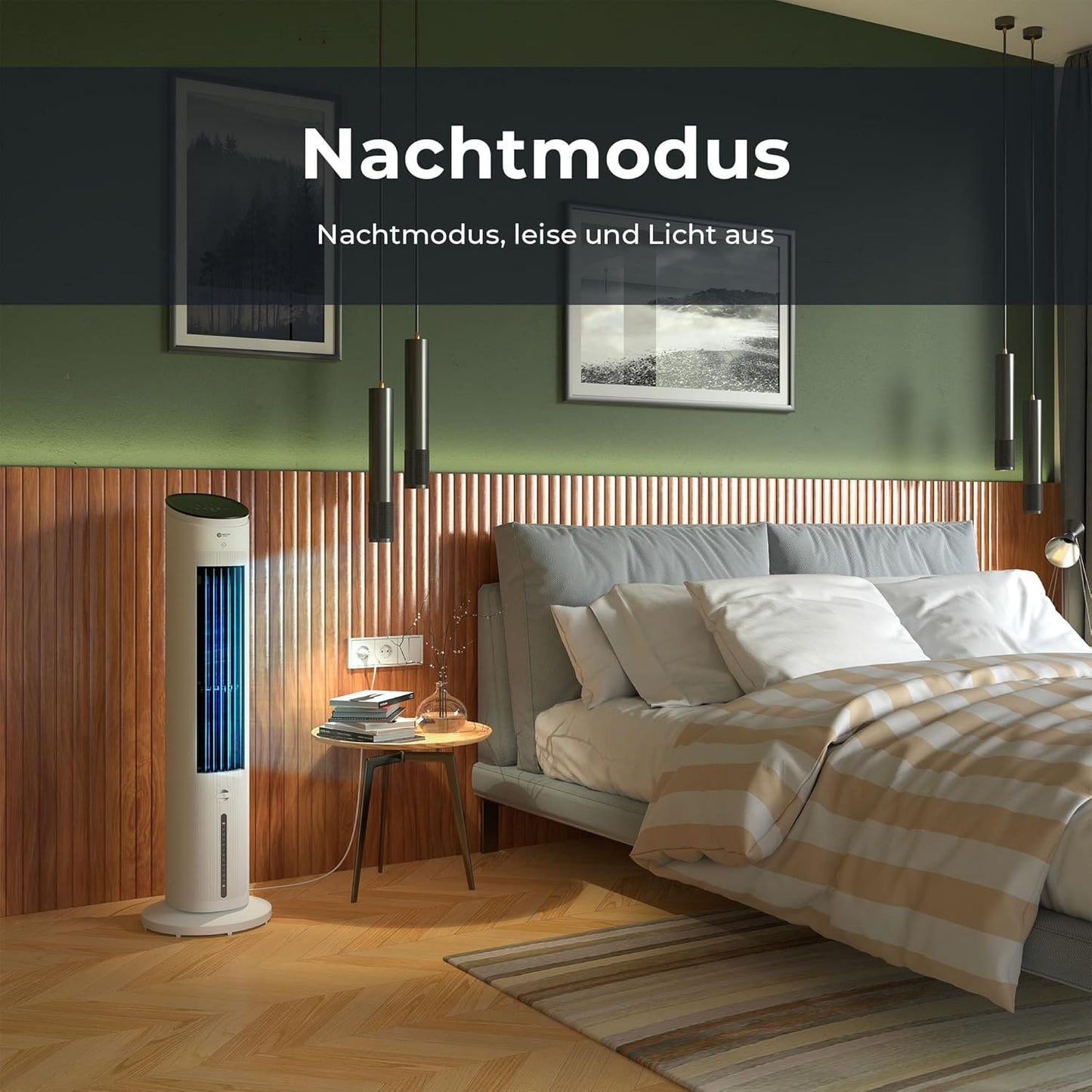 Turmventilator VT-09 mit Ionisator, Mit Ionisator
