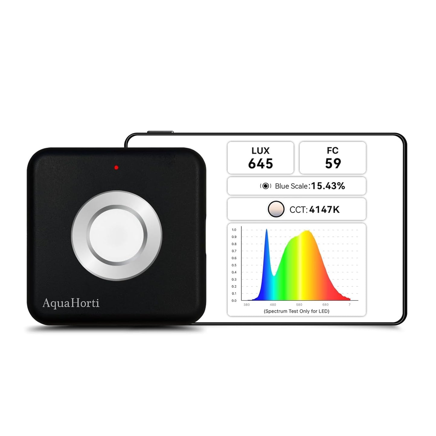 Belichtungsmesser AH-300 mit LED-Spektrum-Test