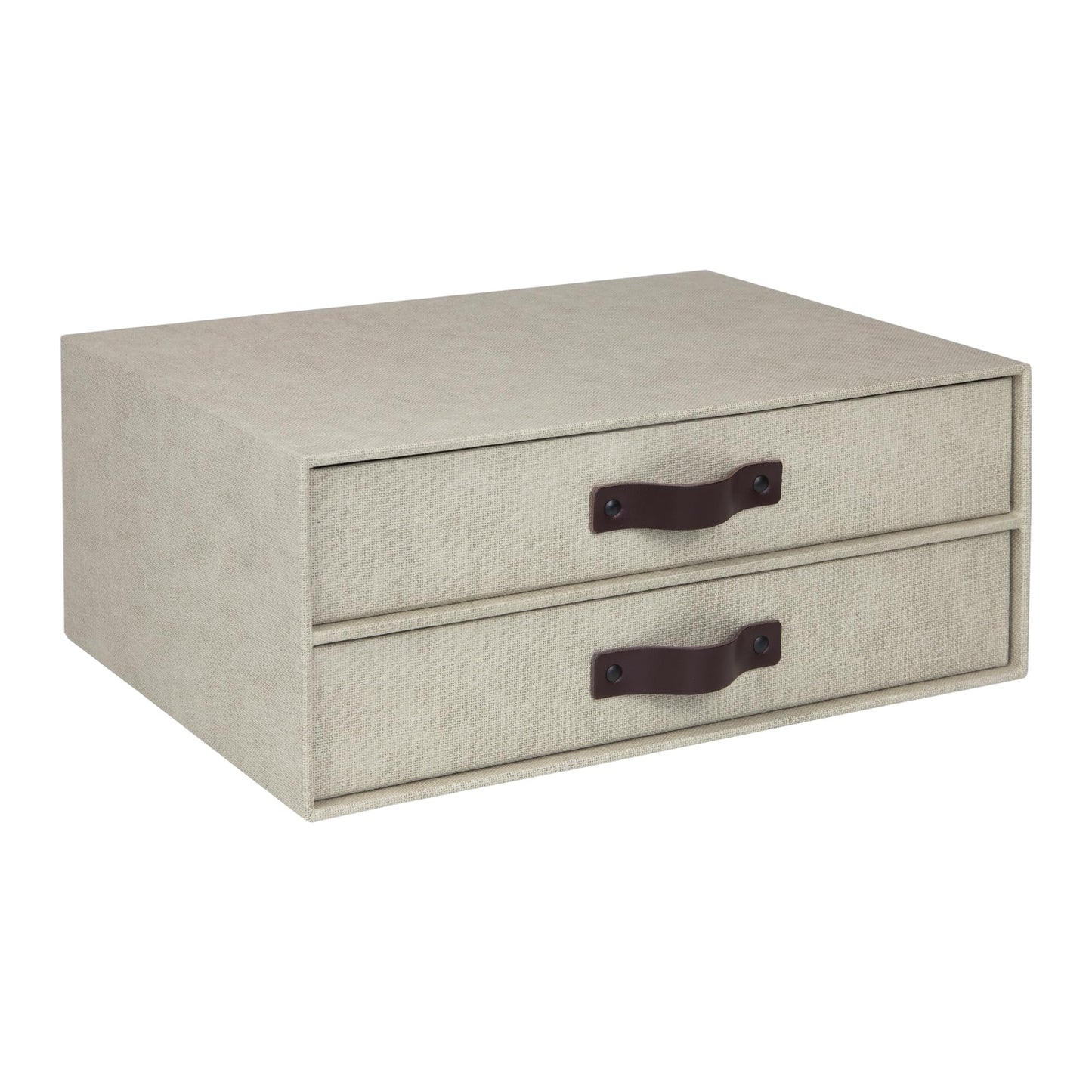 Birger Schubladenbox mit 2 Schubladen, Beige 2
