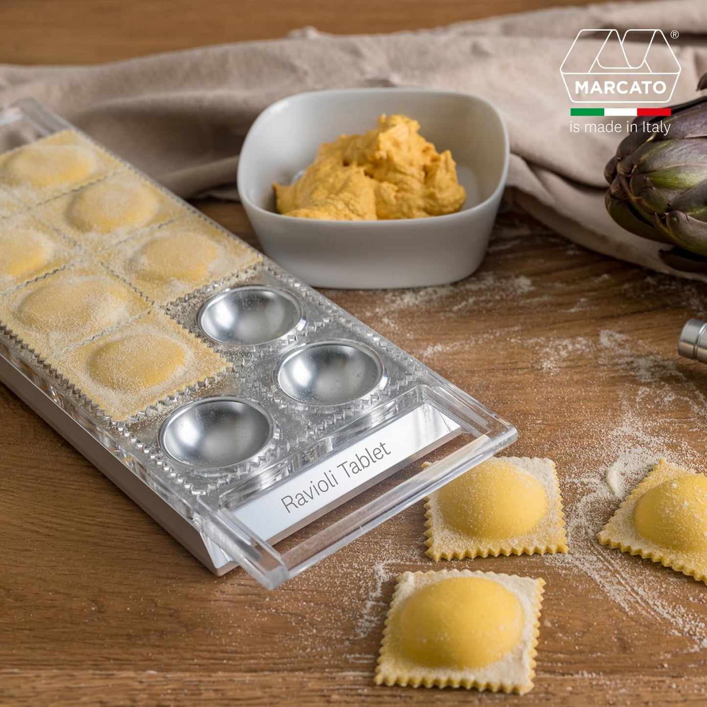 Ravioli Form, Silberfarben Silber