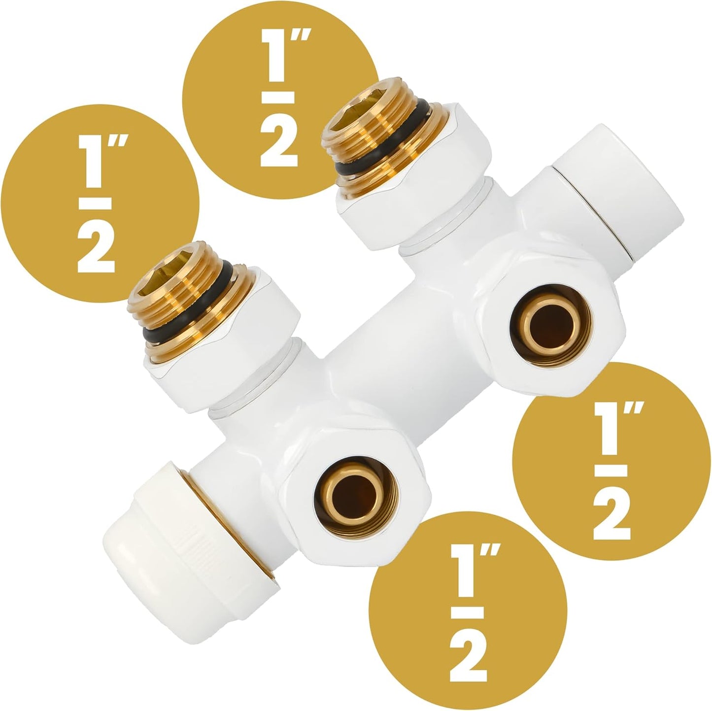 Multiblock Heizkörperthermostat, 1/2'' | Weiss