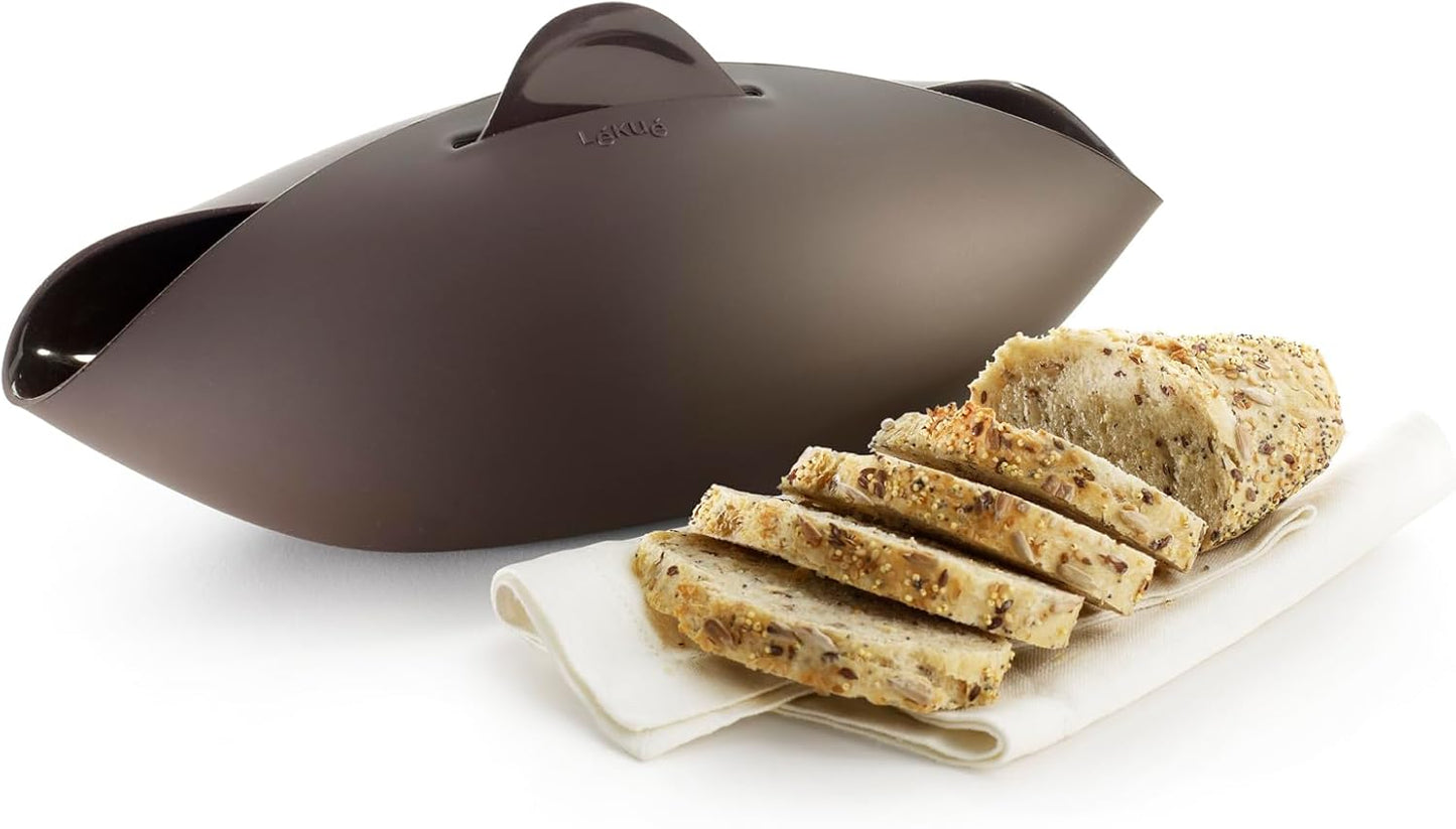 Brotbackschale mit Spachtel, Set Brotbackschale + Löffel