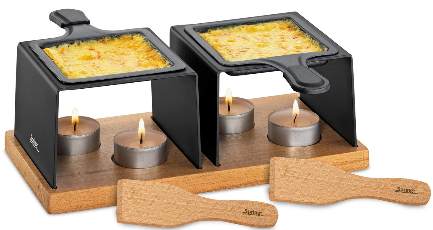 Gourmet Raclette, Teelicht Raclette; 2 Personen