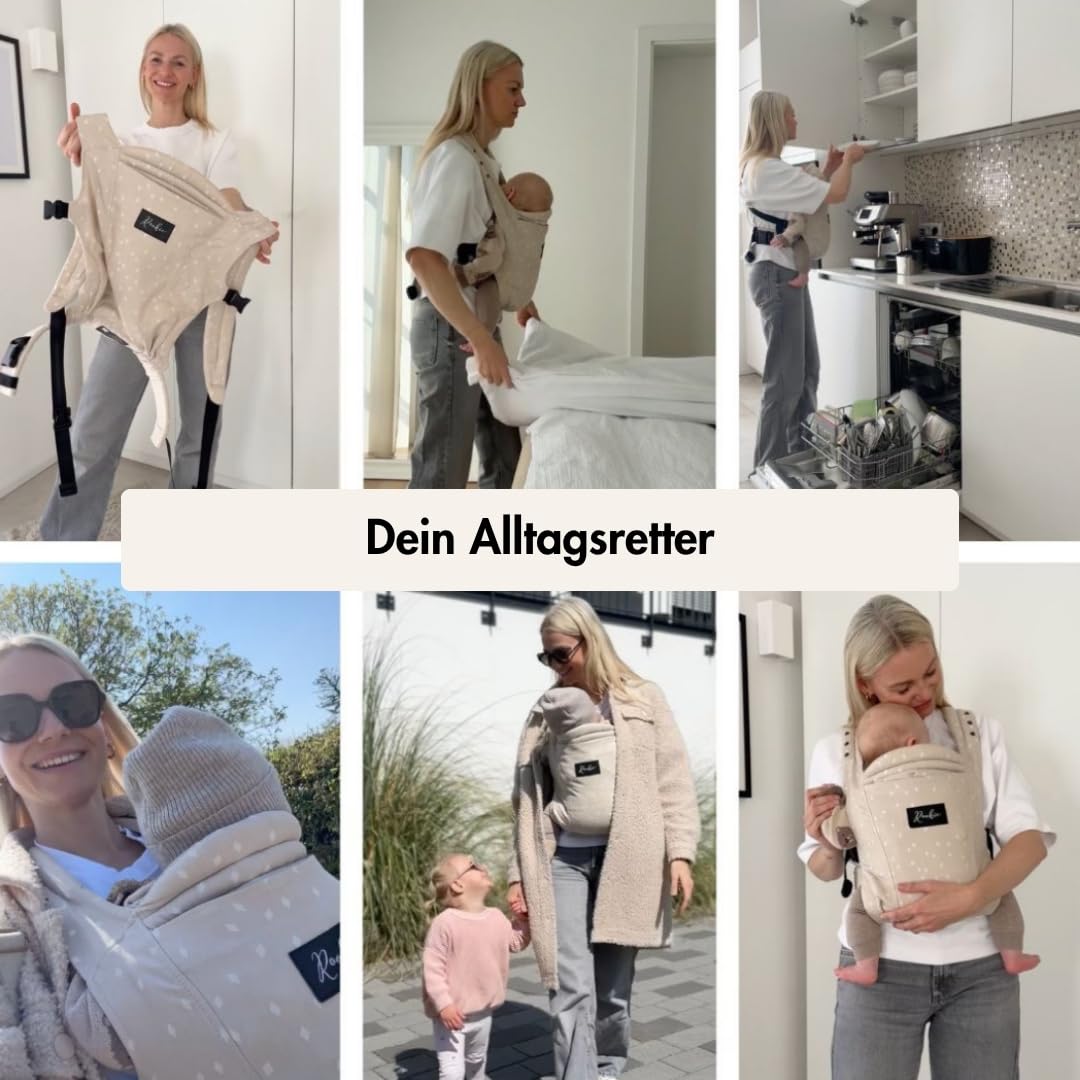 Premium Elite Babytrage, Leo Beige