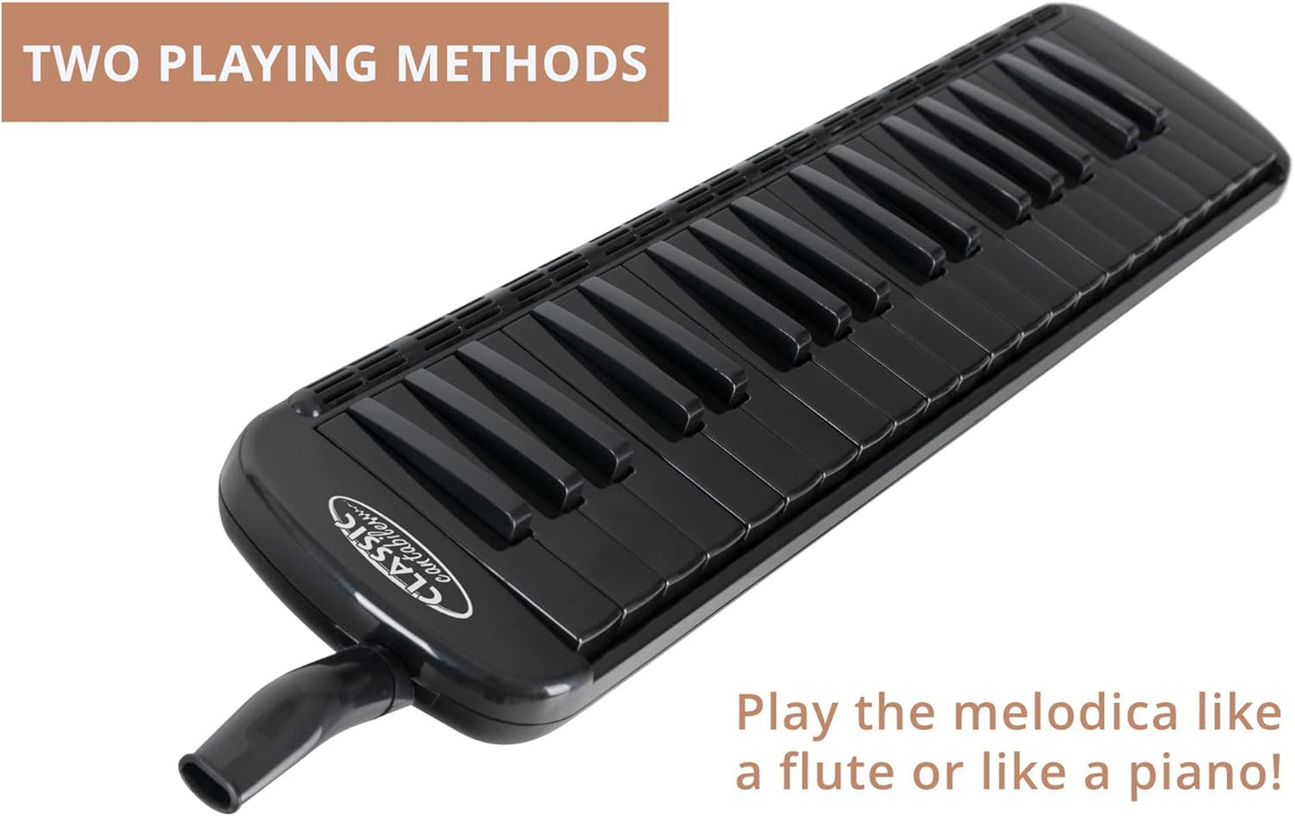 Melodica mit 37 Tasten und Etui-Set